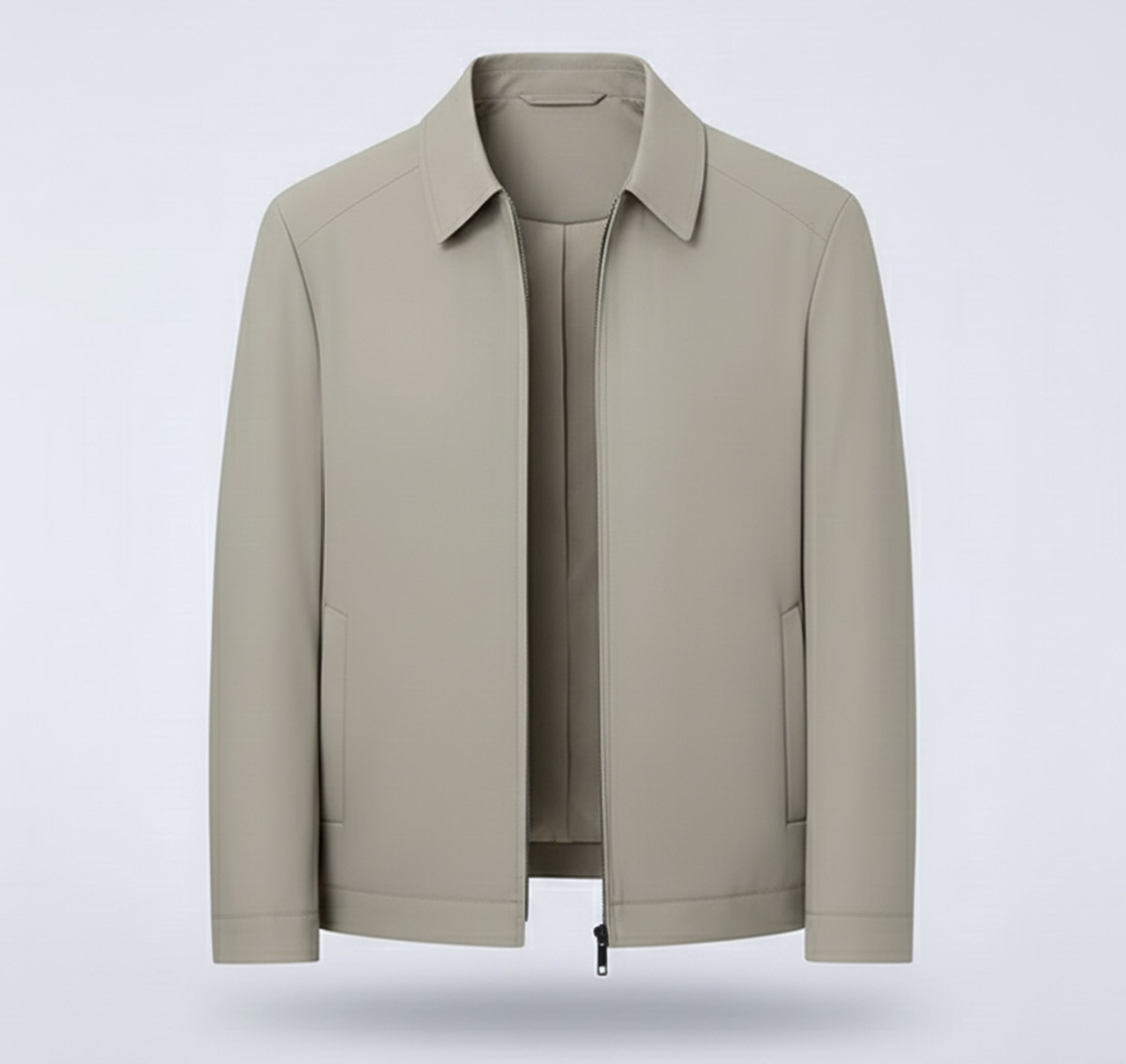 Men’s Casual Jacket – Modern Stand Collar
