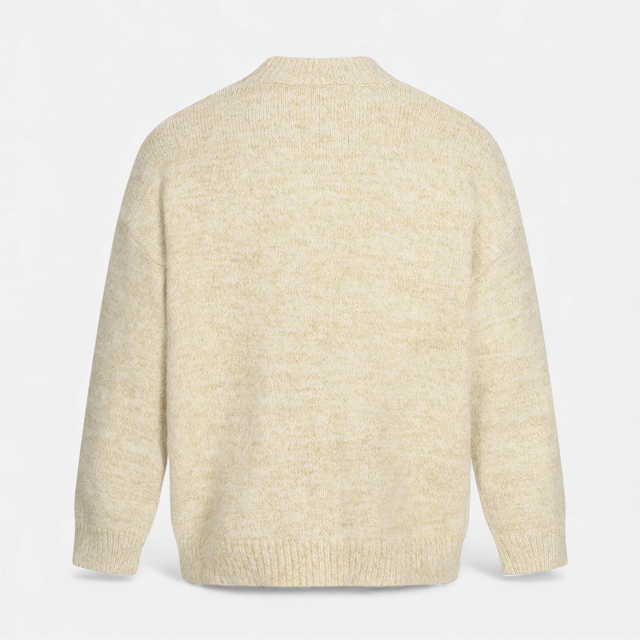 Men’s Wool-Effect Crew Neck Sweater