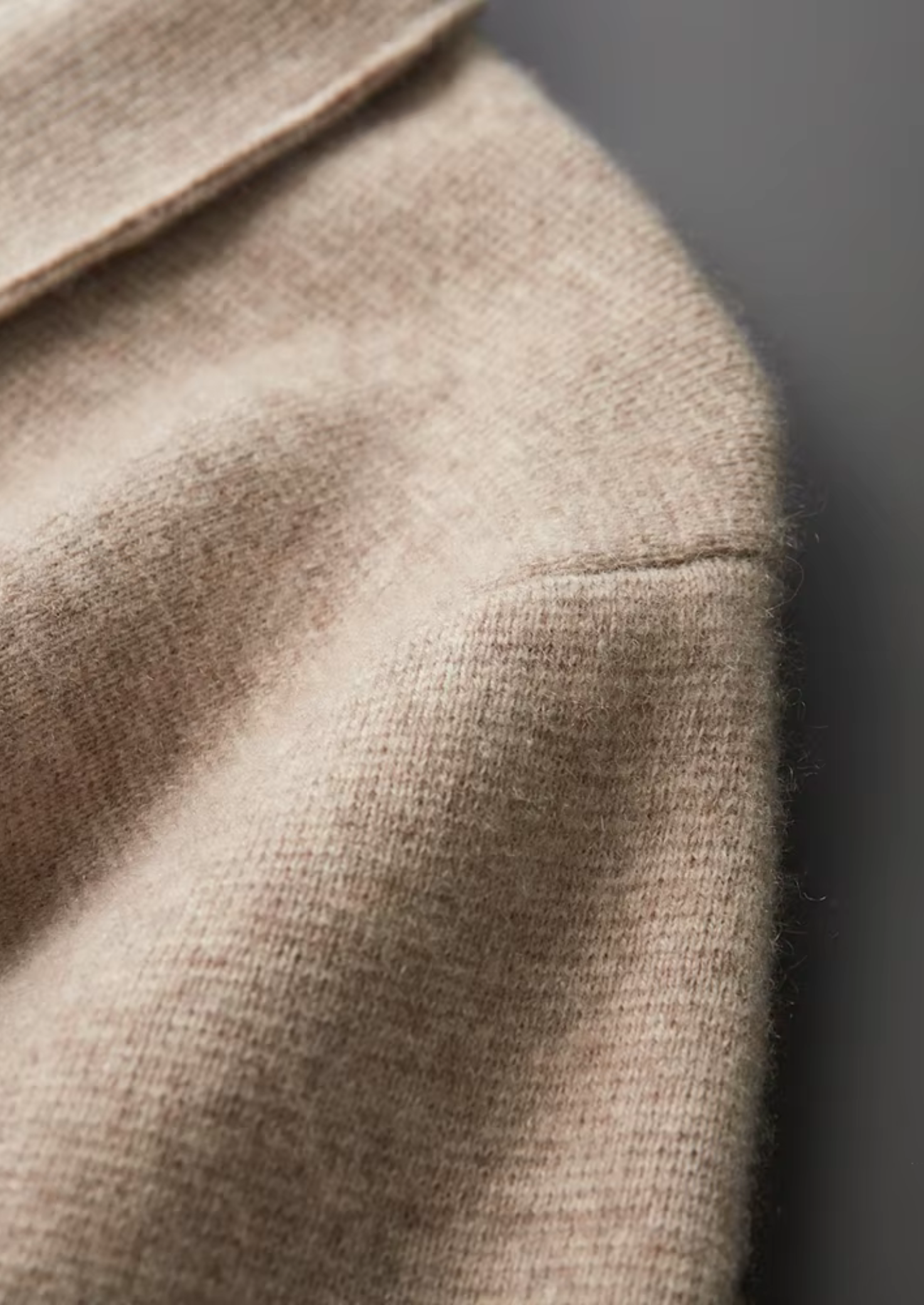 Merino zip cardigan