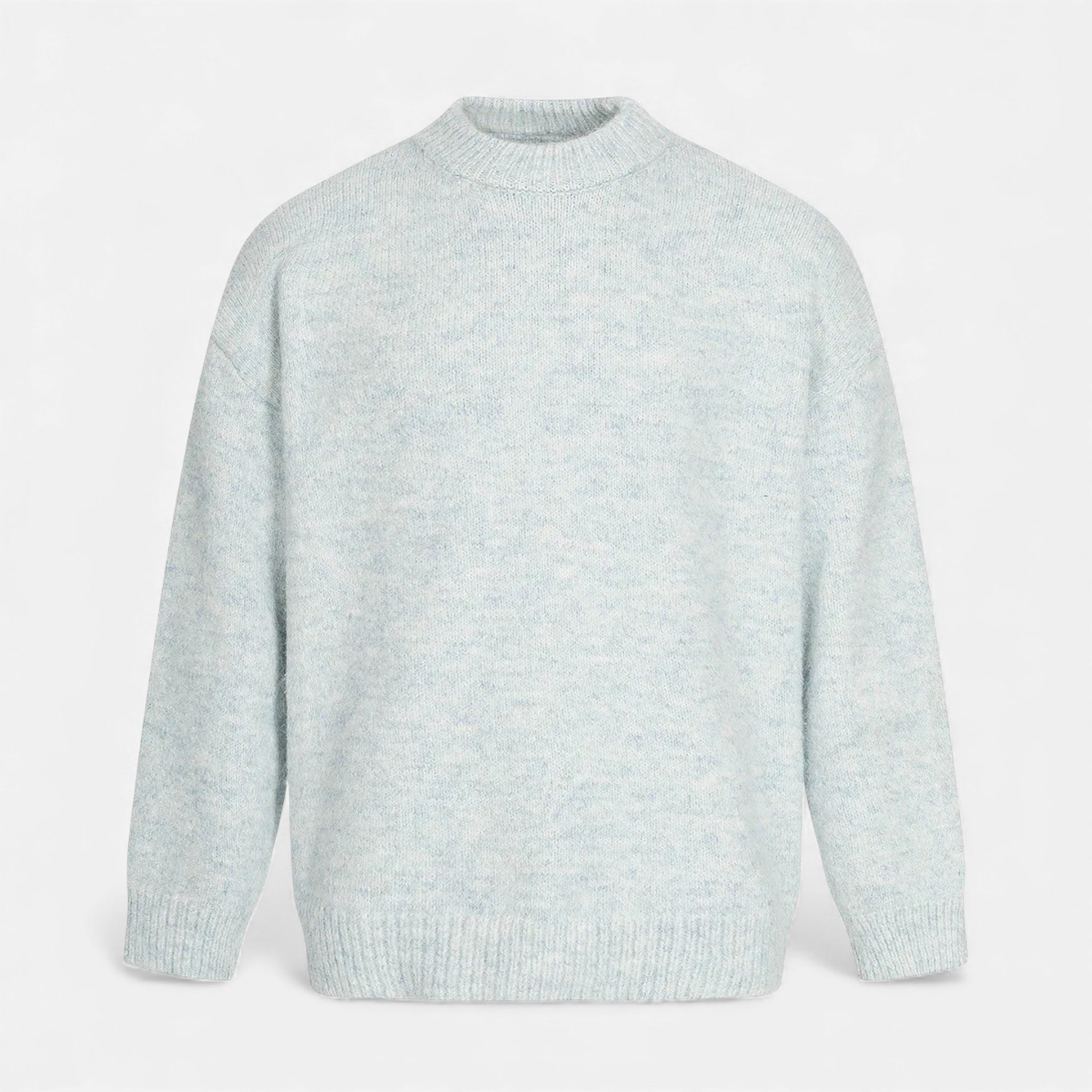 Men’s Wool-Effect Crew Neck Sweater