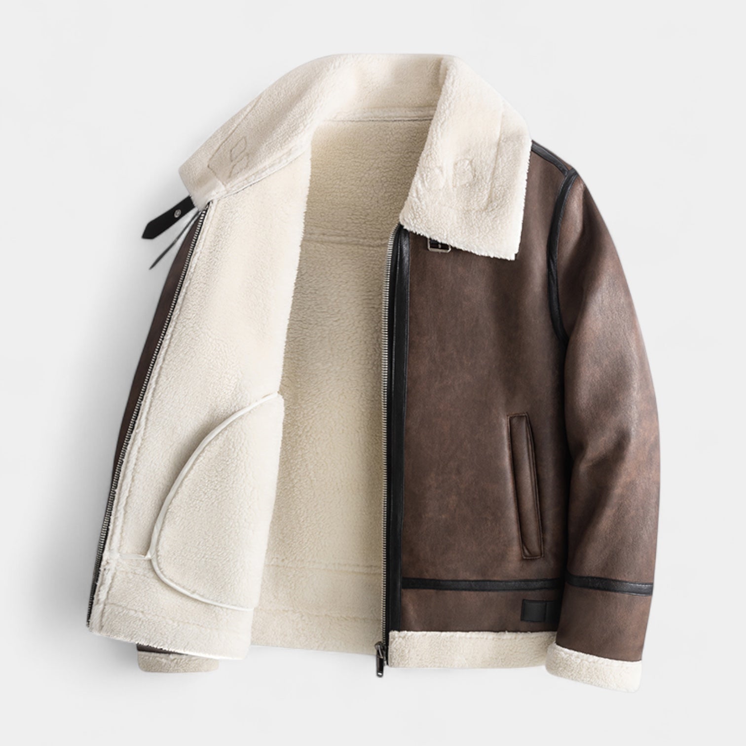 Men’s Leather Aviator Jacket