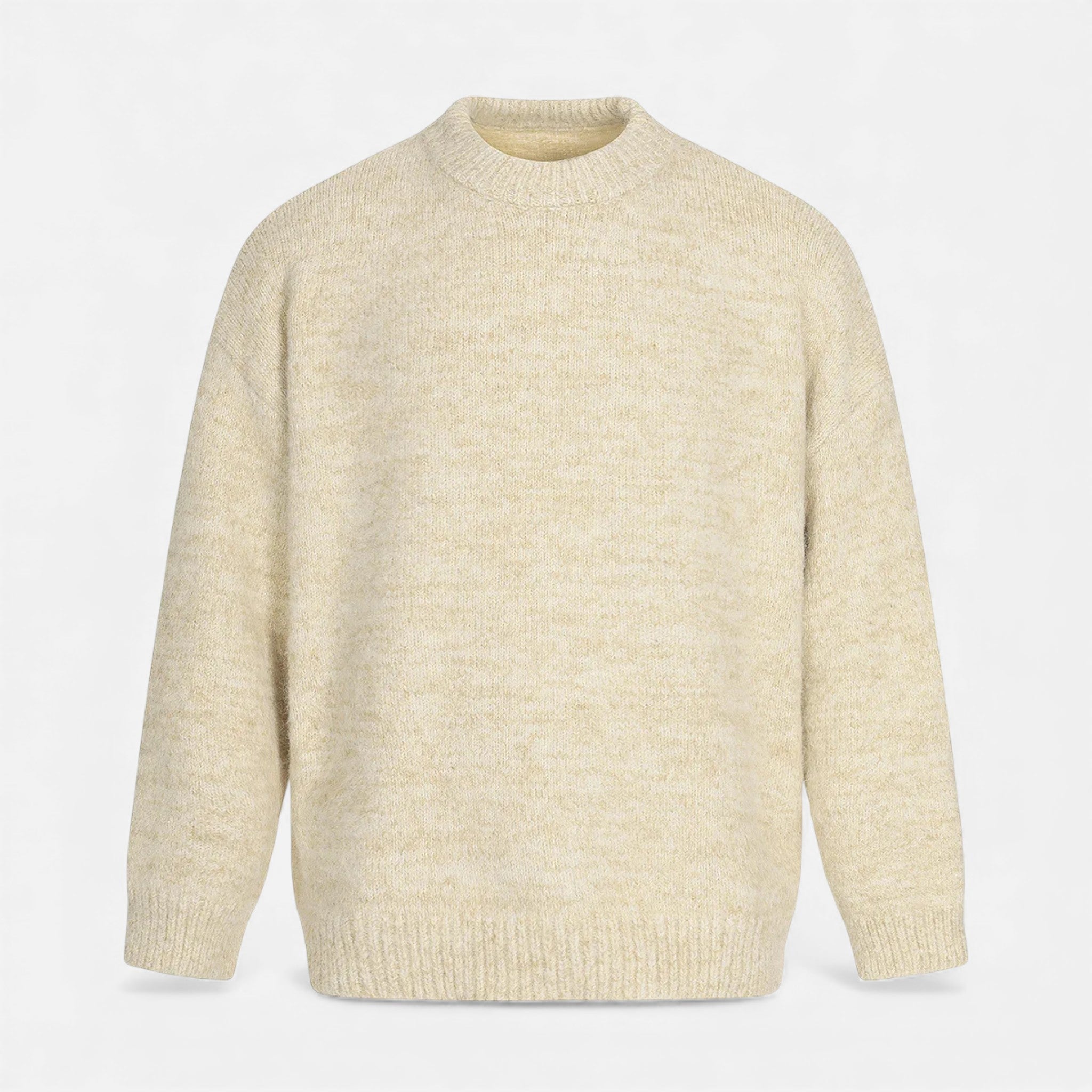 Men’s Wool-Effect Crew Neck Sweater