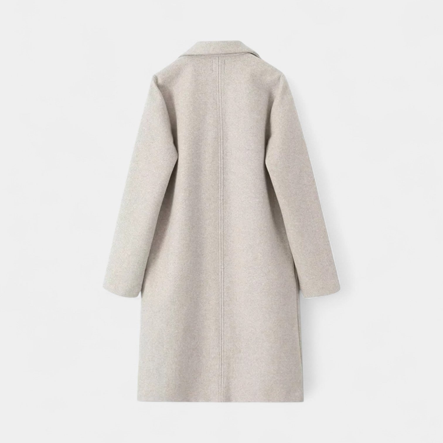 Women's Classy Wool One Piece Trench Coat