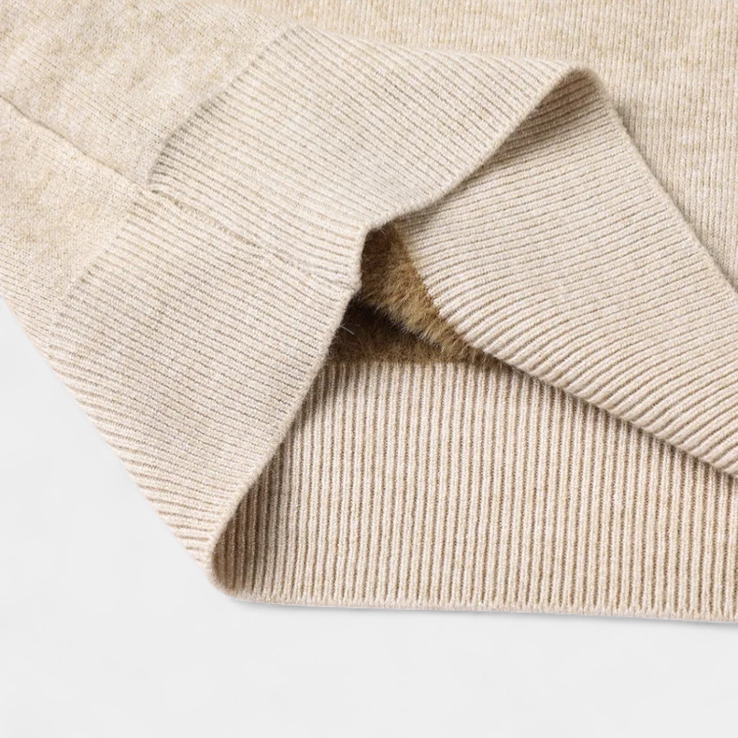 Merino Half-High Mock Neck Knit