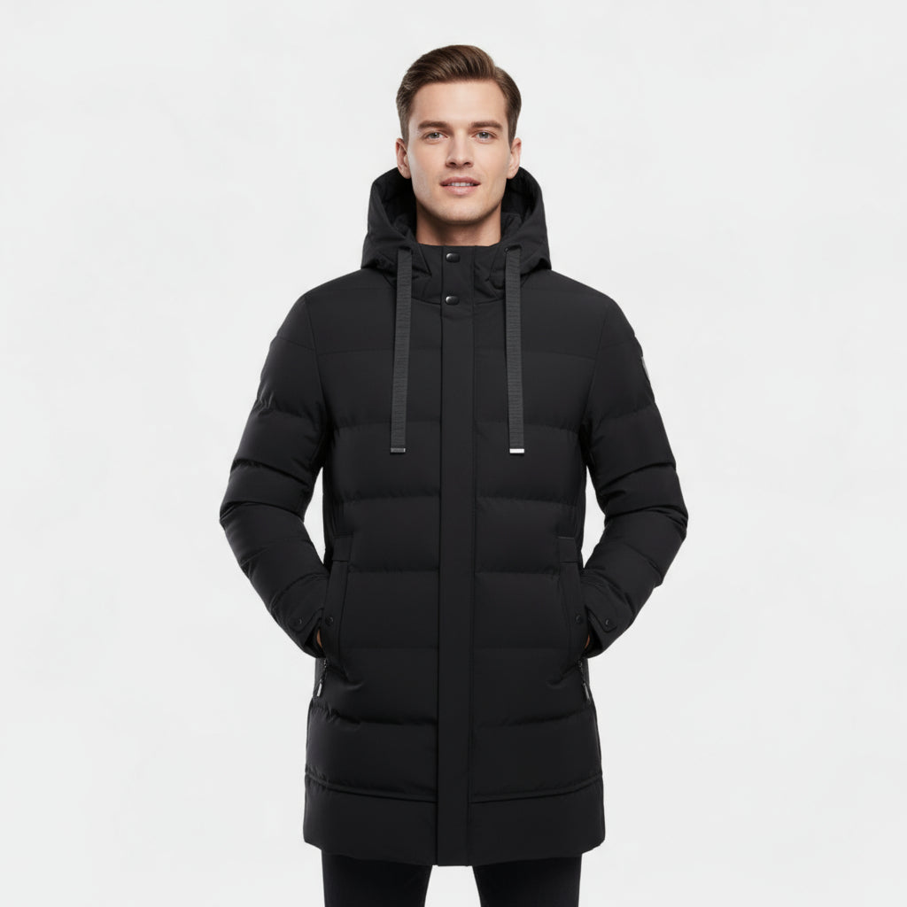 Men’s Long Puffer Coat - Winter Parka