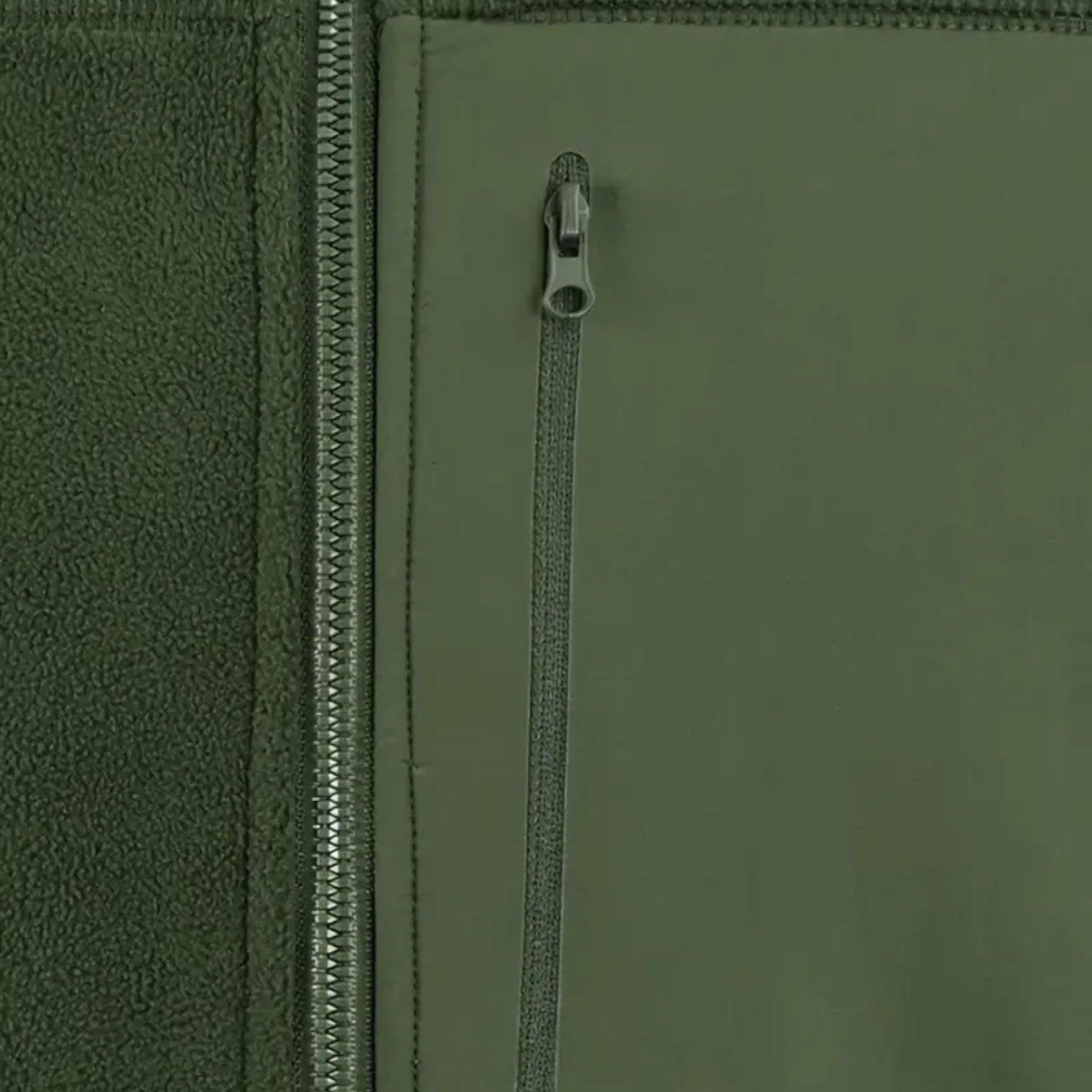 Men's Windproof Fleece Zip-Up Hoodie