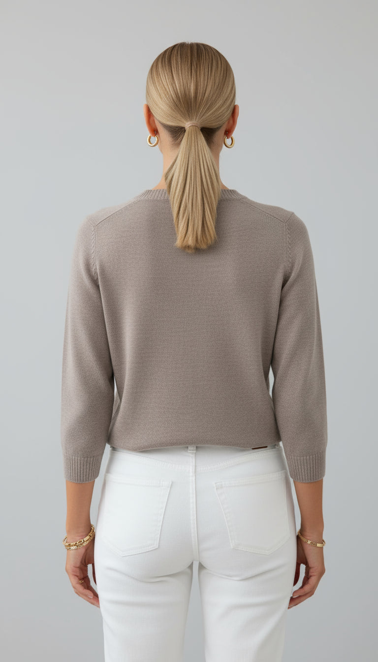 RIbbed knit sweater
