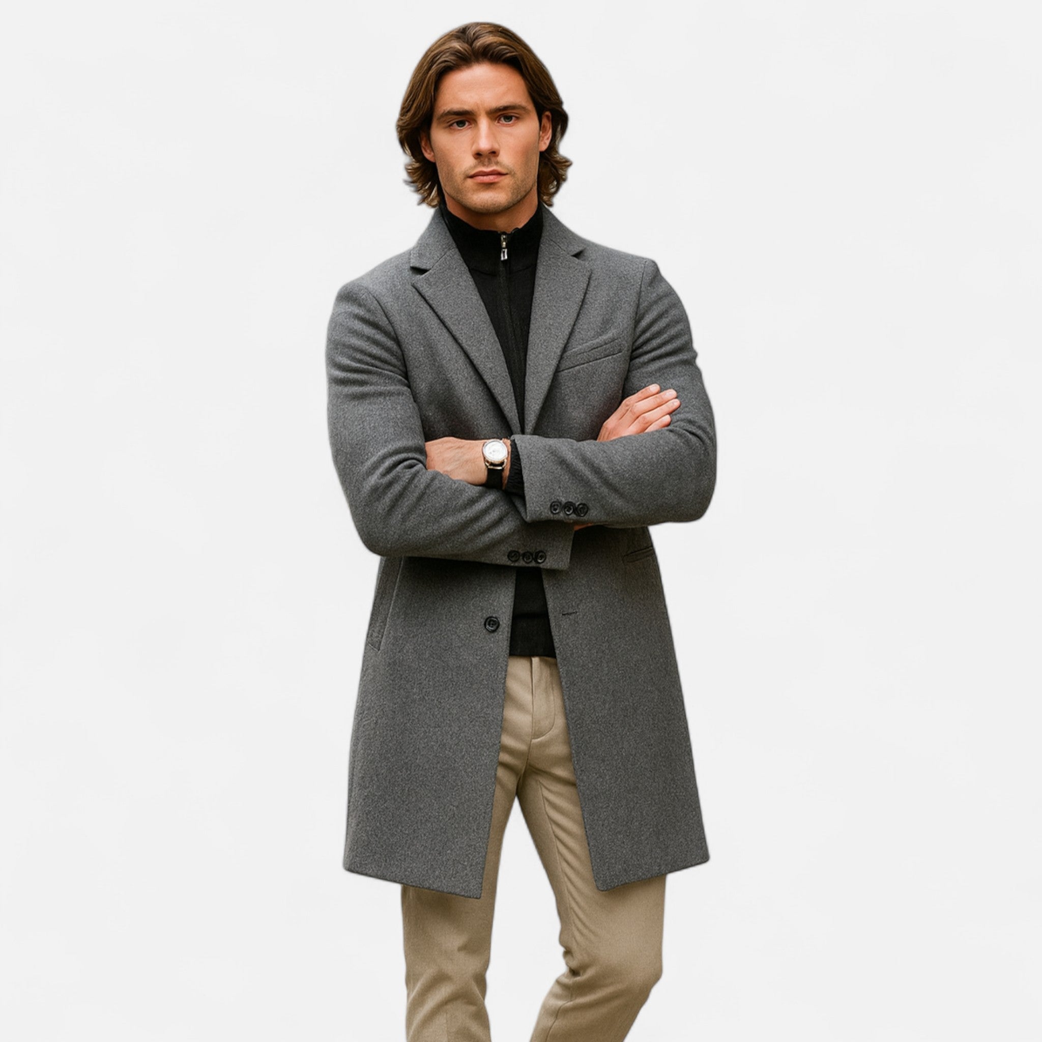 Men’s Classic Wool Overcoat
