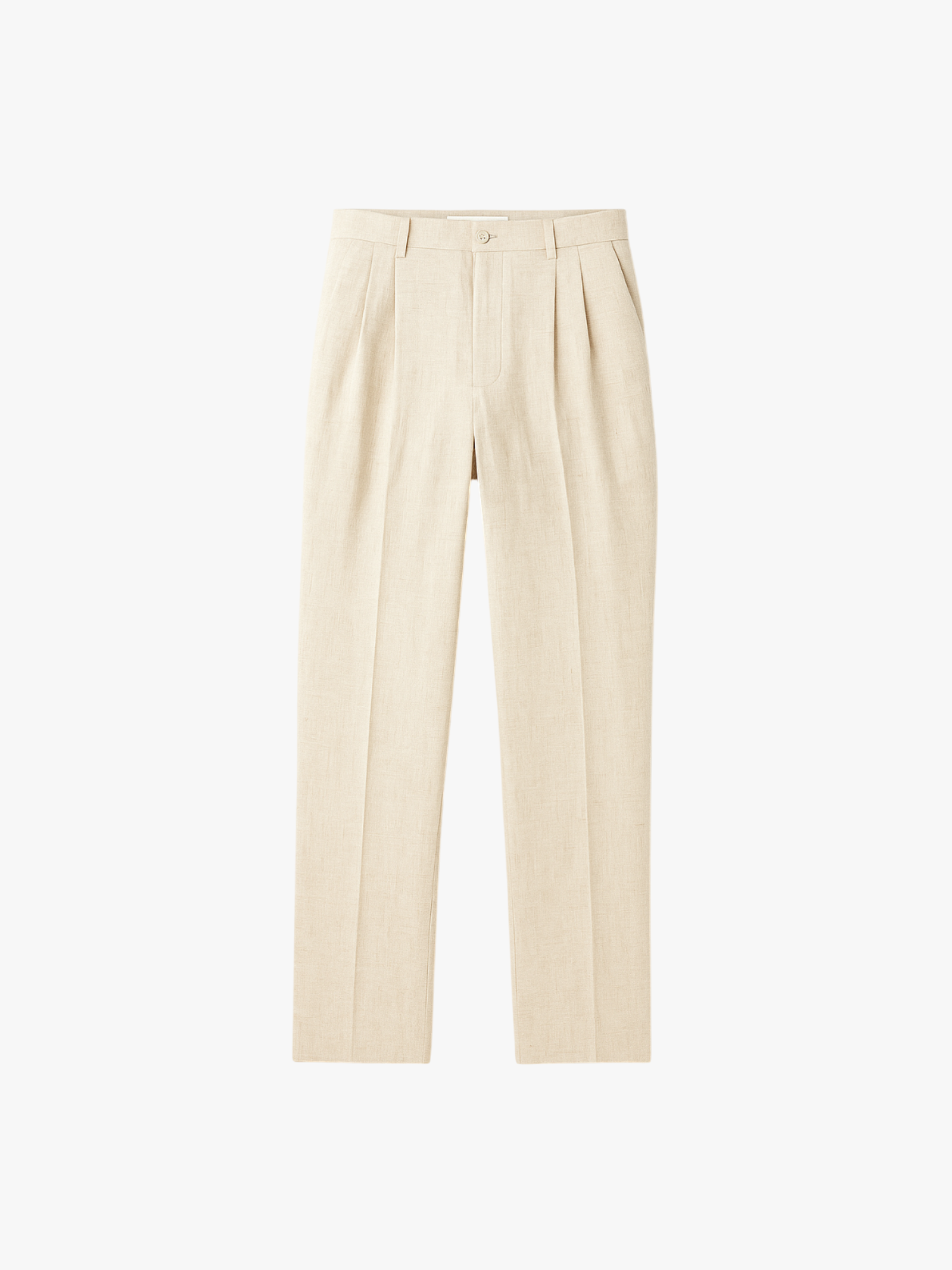 Linen High Waist Trousers