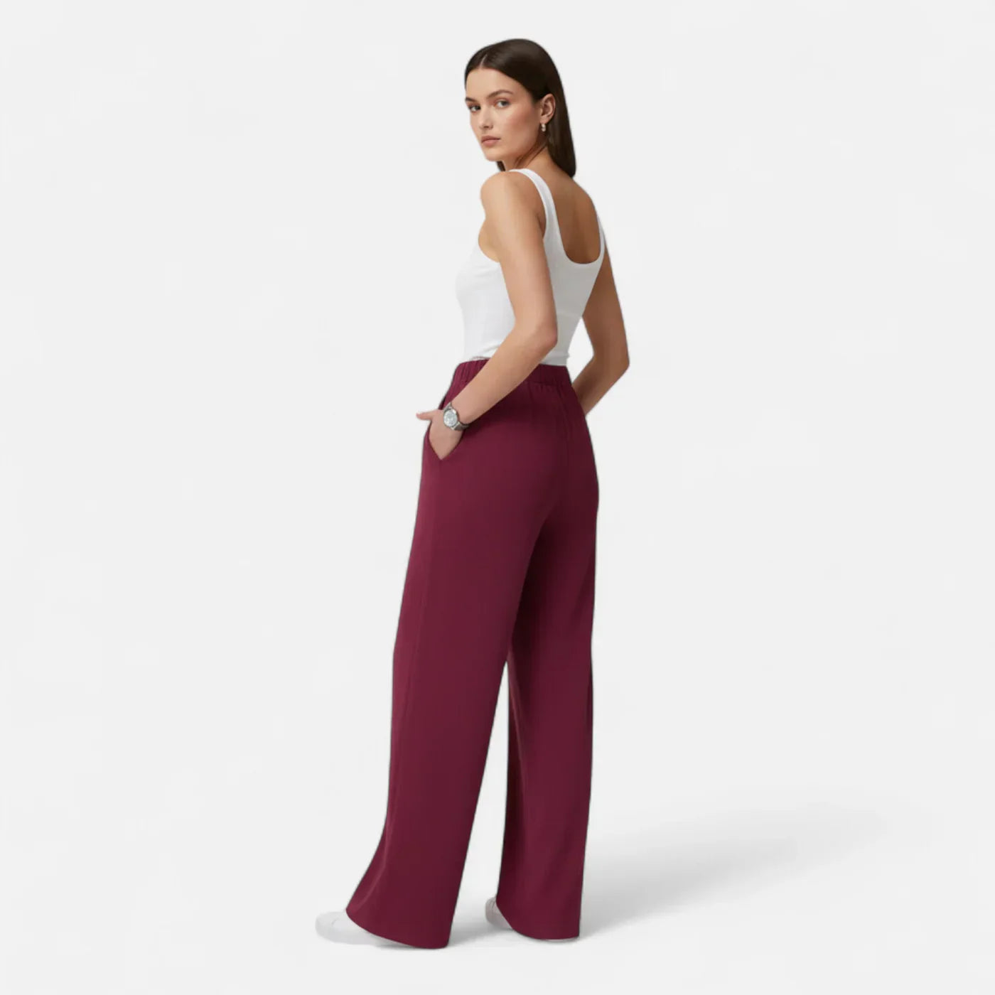Women’s High-Waisted Wide-Leg Palazzo Pants