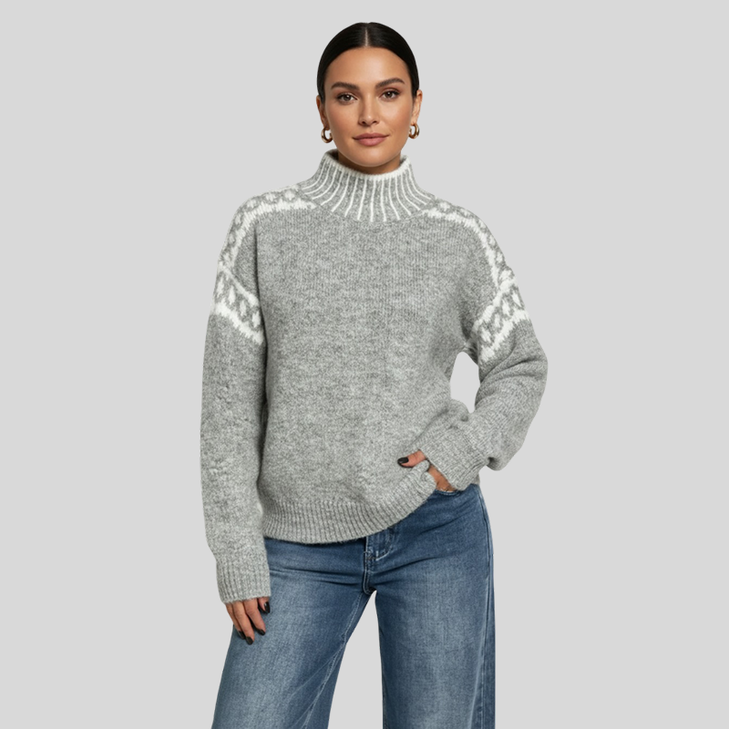 Belle Hiver Grey Sweater