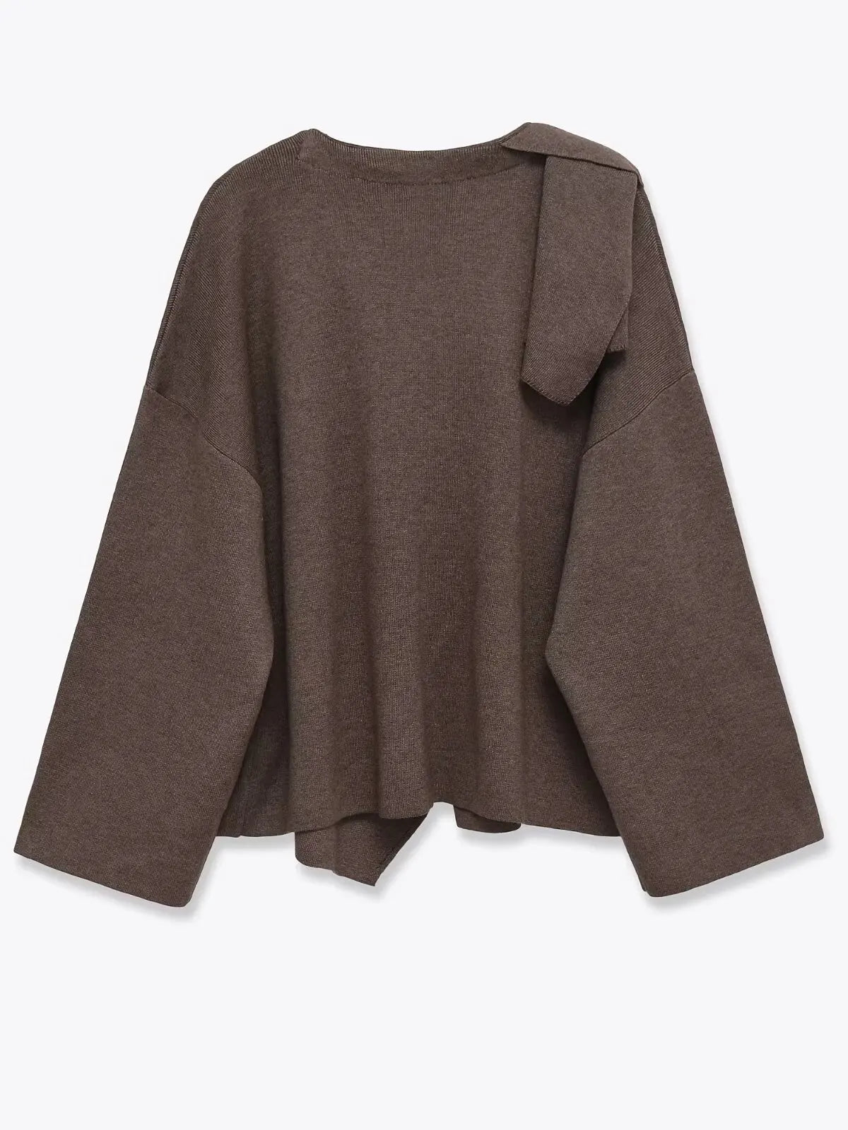 Asymmetric Knitted ort Coat