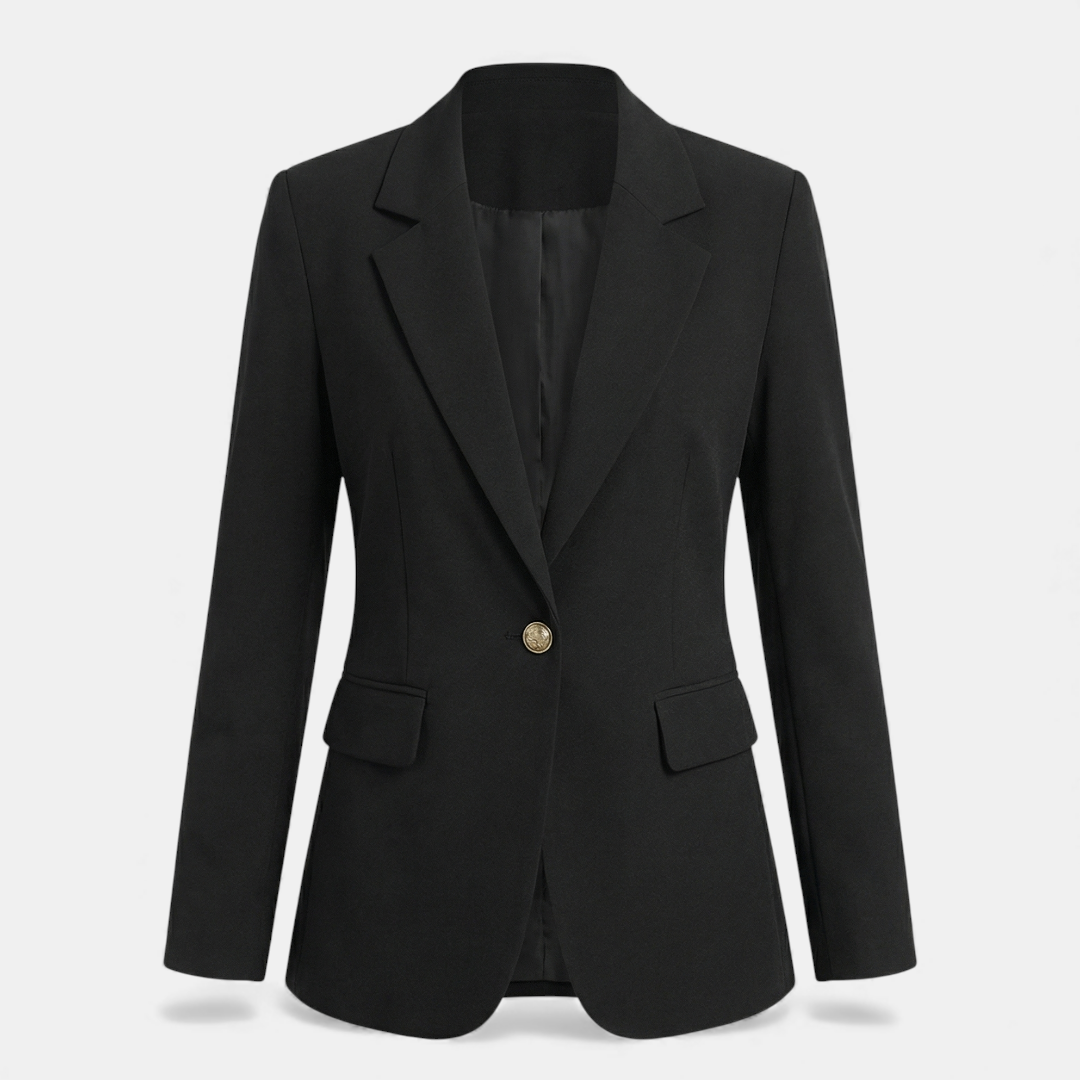 Tailored Single Button Blazer