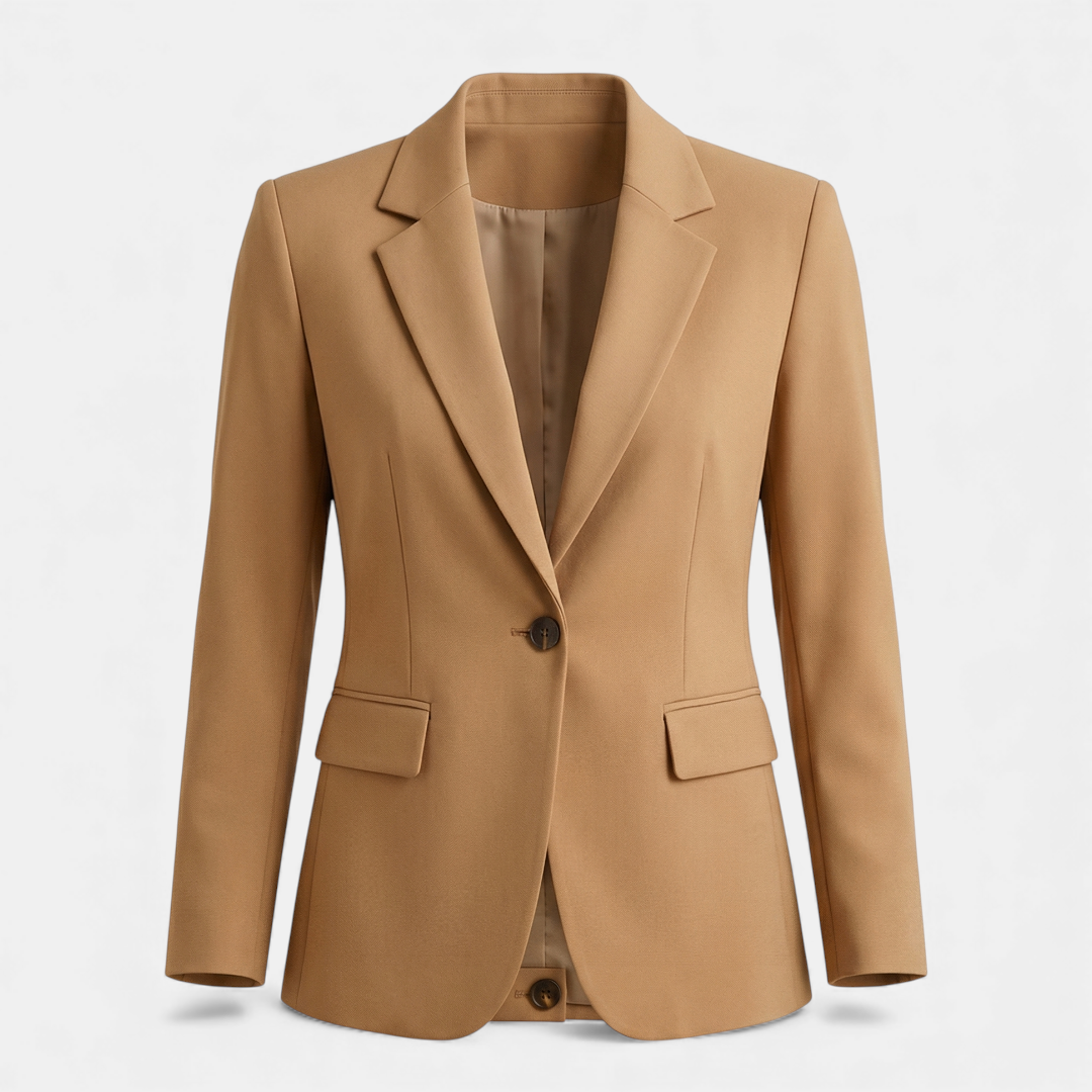 Tailored Single Button Blazer