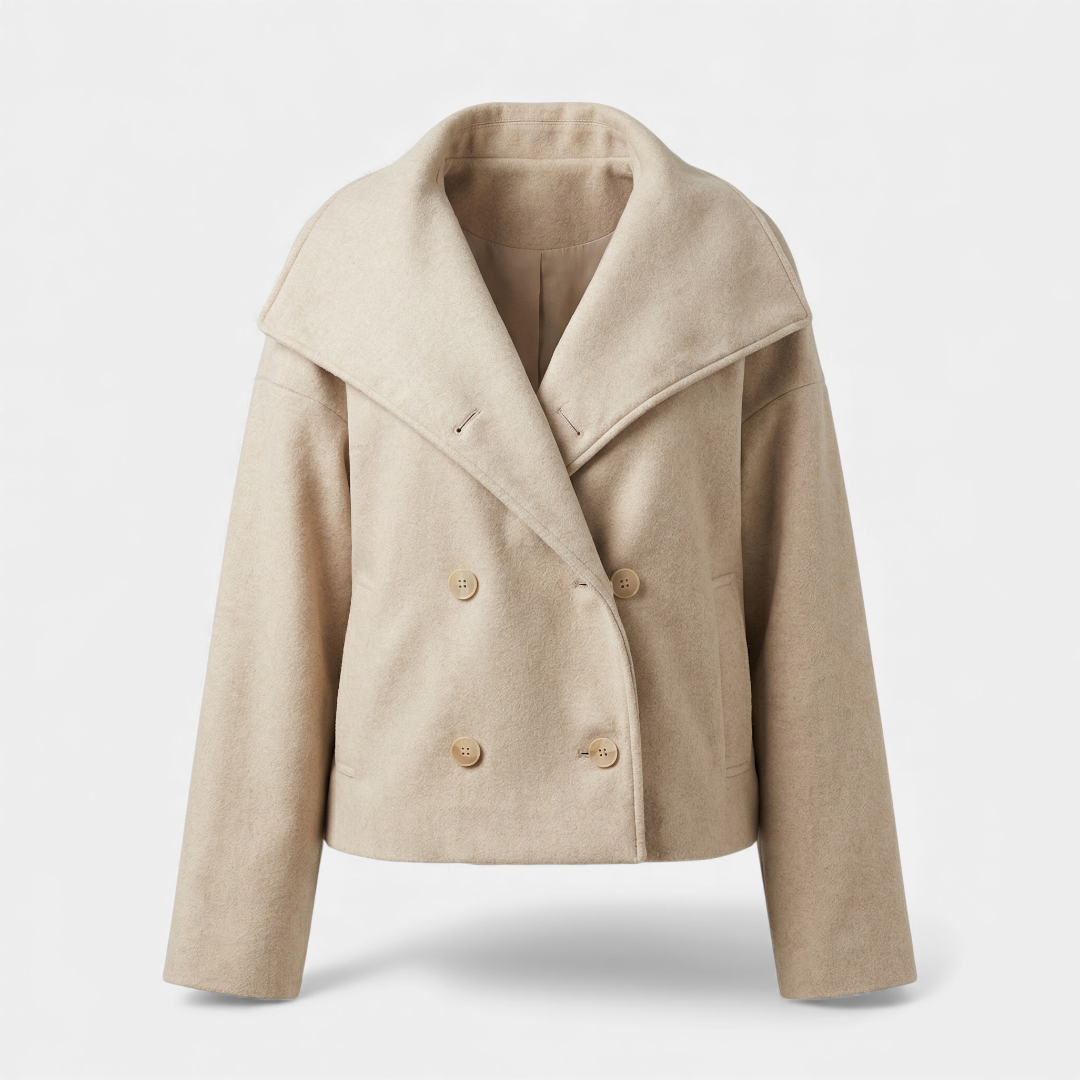 pea coat – double breasted front