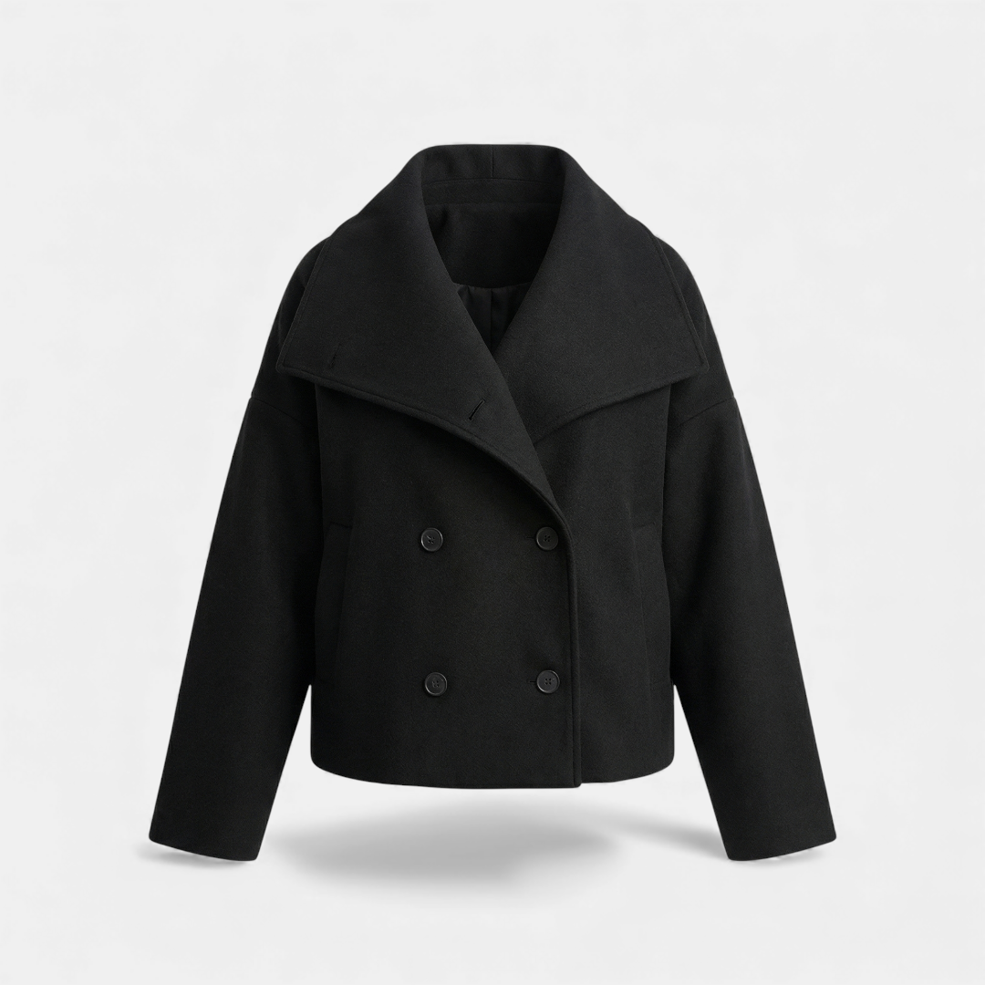 pea coat – double breasted front