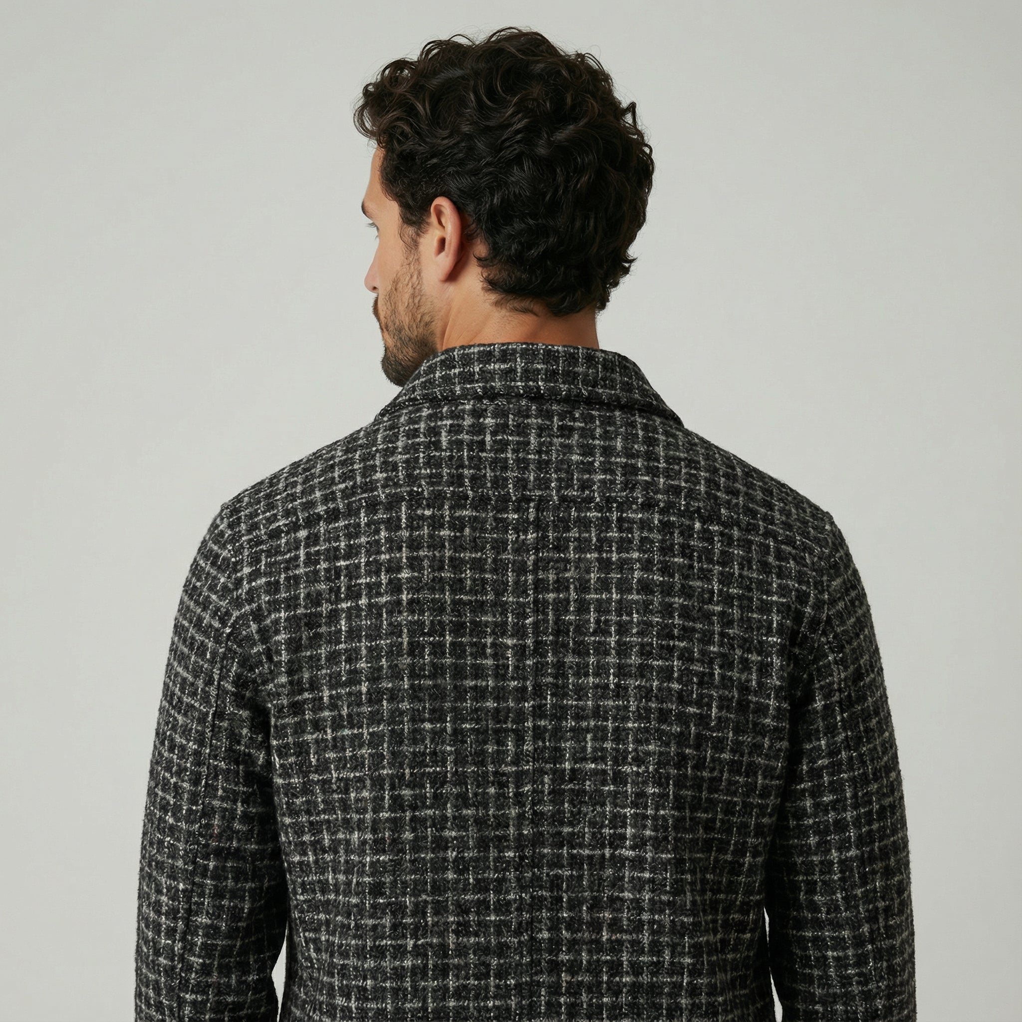 Houndstooth Tweed Shacket