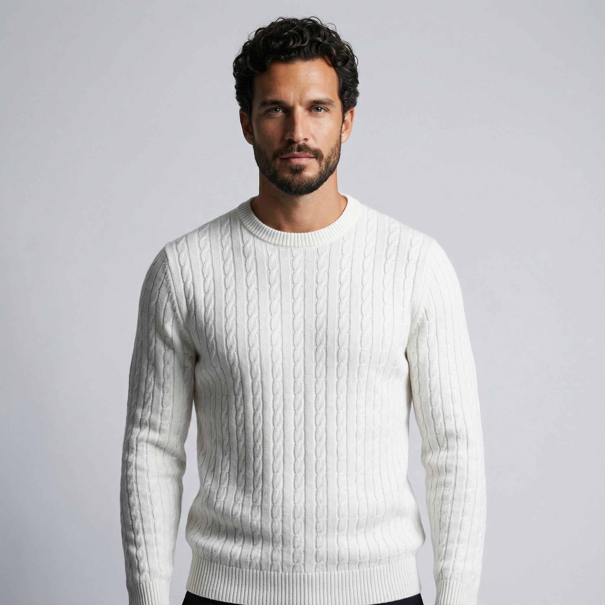 Cable pattern Knit Sweater