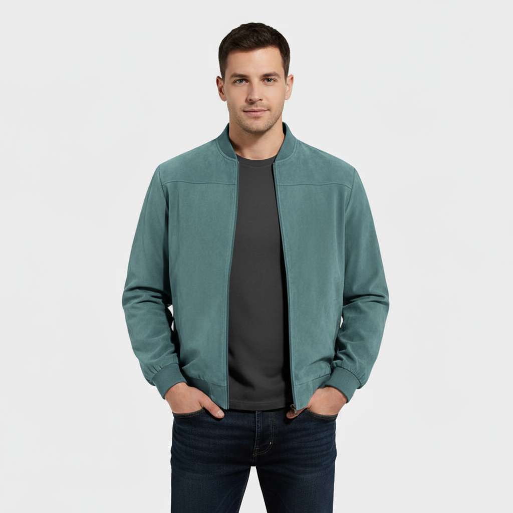 Men’s Faux Bomber Jacket