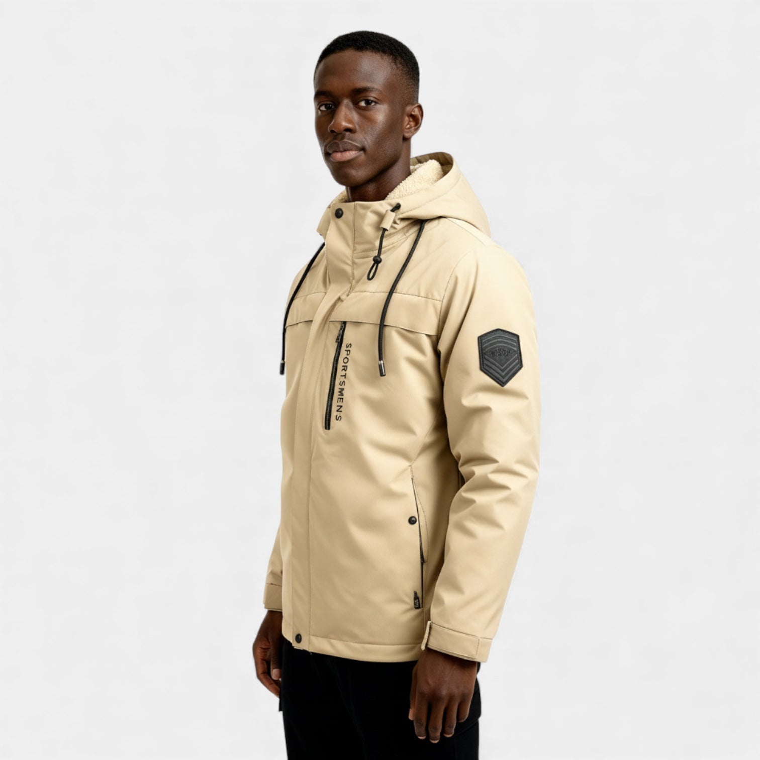 Men’s Insulated Ski Winter Jacket – Fur Hood