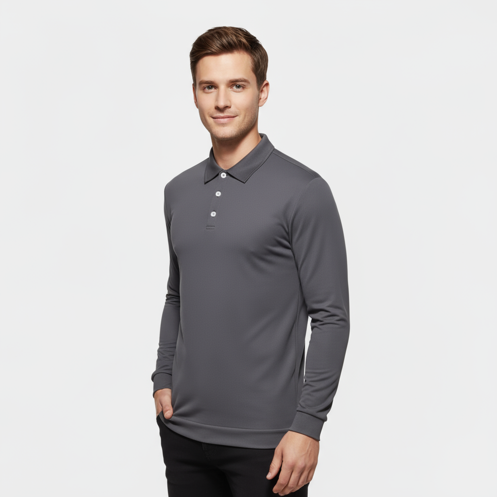 Performance Long-Sleeve Polo