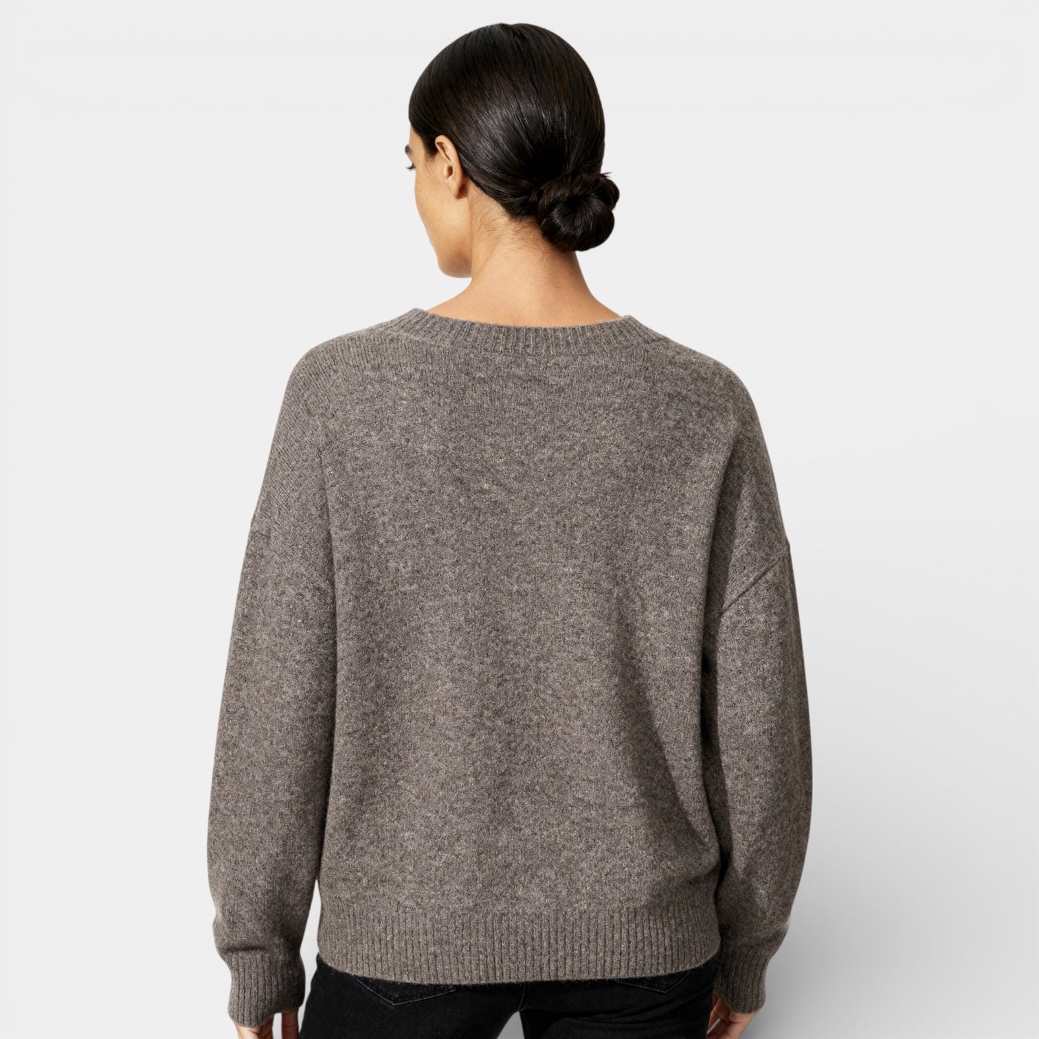 Women’s Relaxed V-Neck Knit Sweater