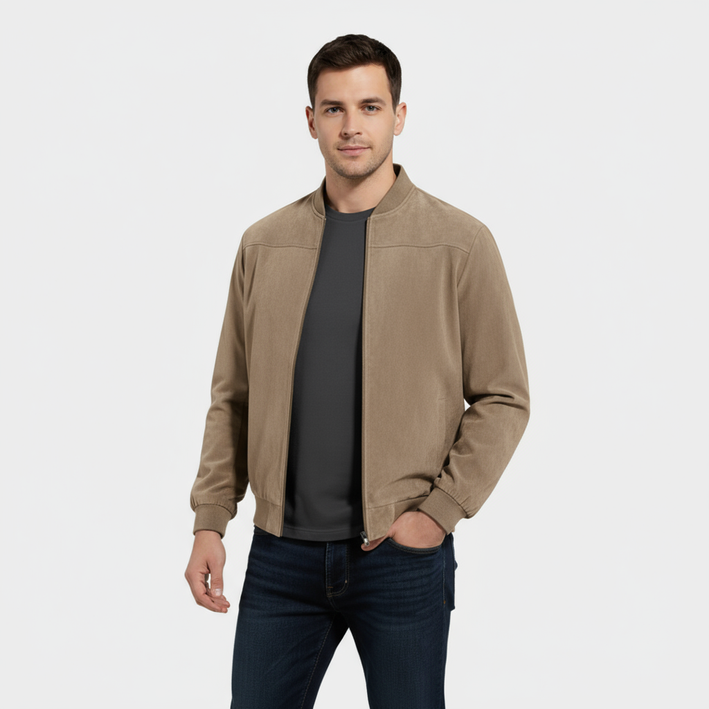 Men’s Faux Bomber Jacket