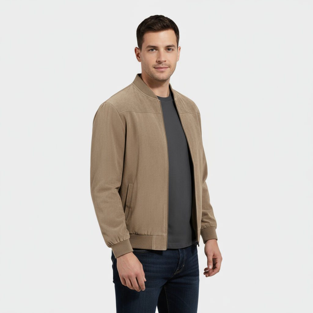 Men’s Faux Bomber Jacket