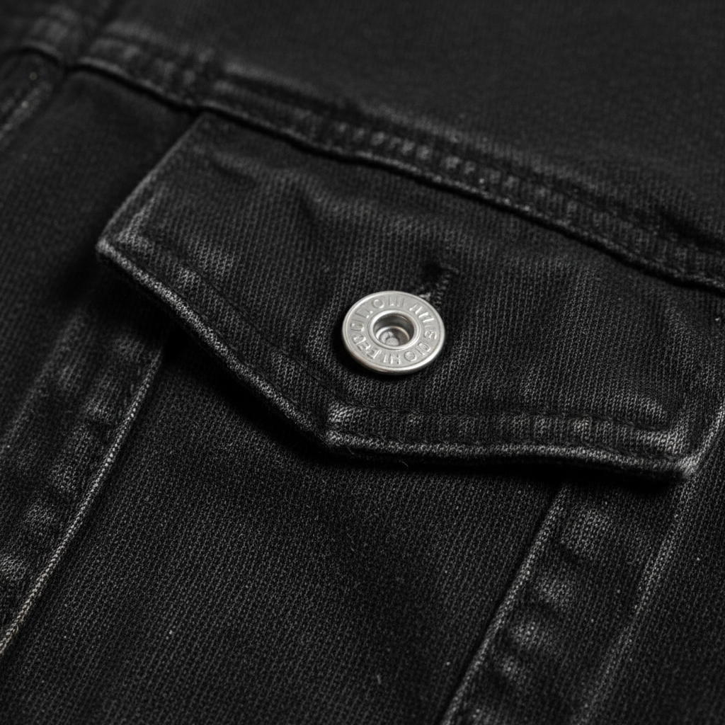 Men’s Classic Button-Front Denim Jacket