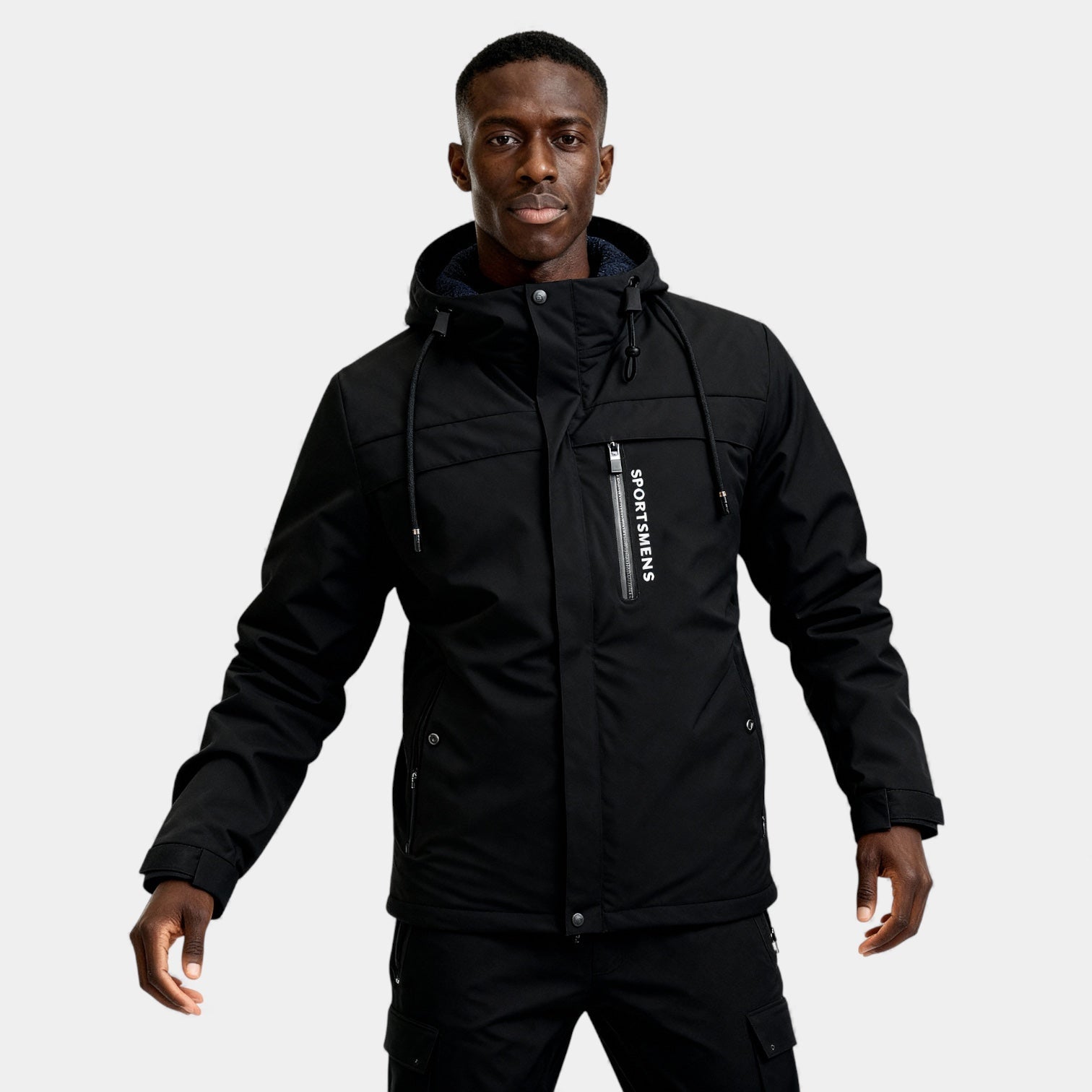 Men’s Insulated Ski Winter Jacket – Fur Hood