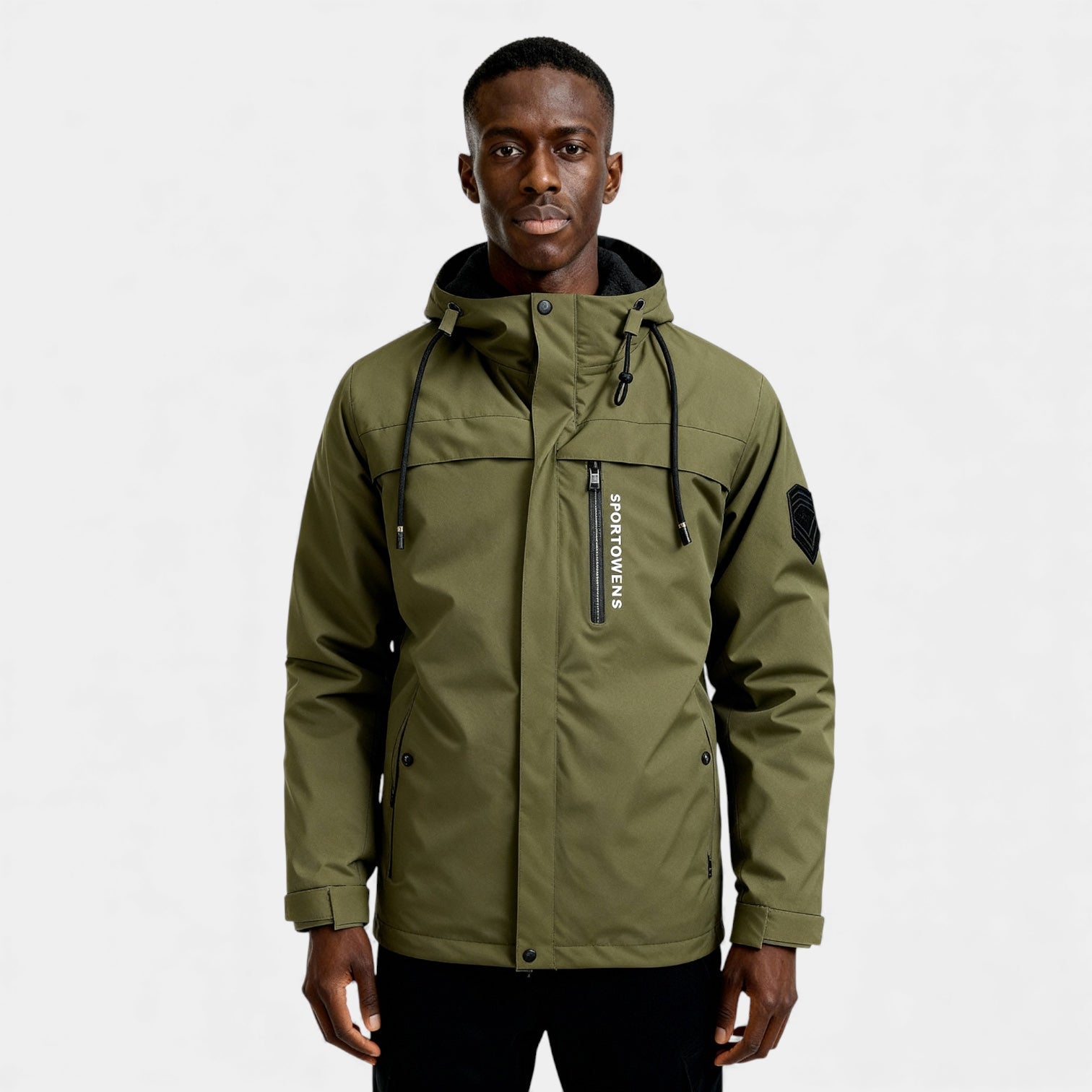 Men’s Insulated Ski Winter Jacket – Fur Hood