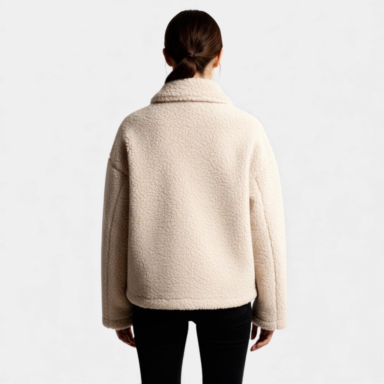 Women's Soft Plush Faux Fur Sherpa Jacket