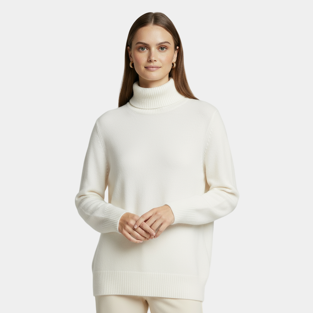 Women's Classy Cashmere Turtleneck Sweater