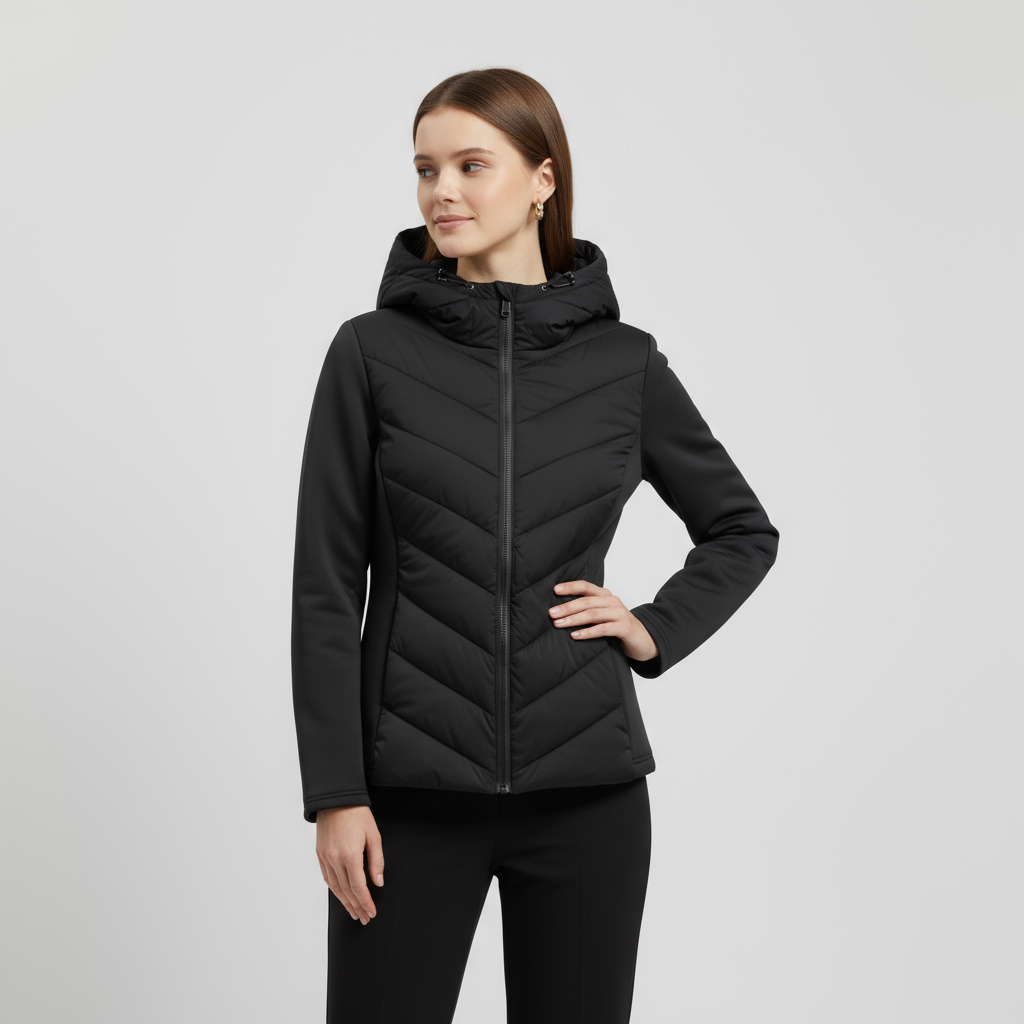 Quilted Windbreaker Jacket