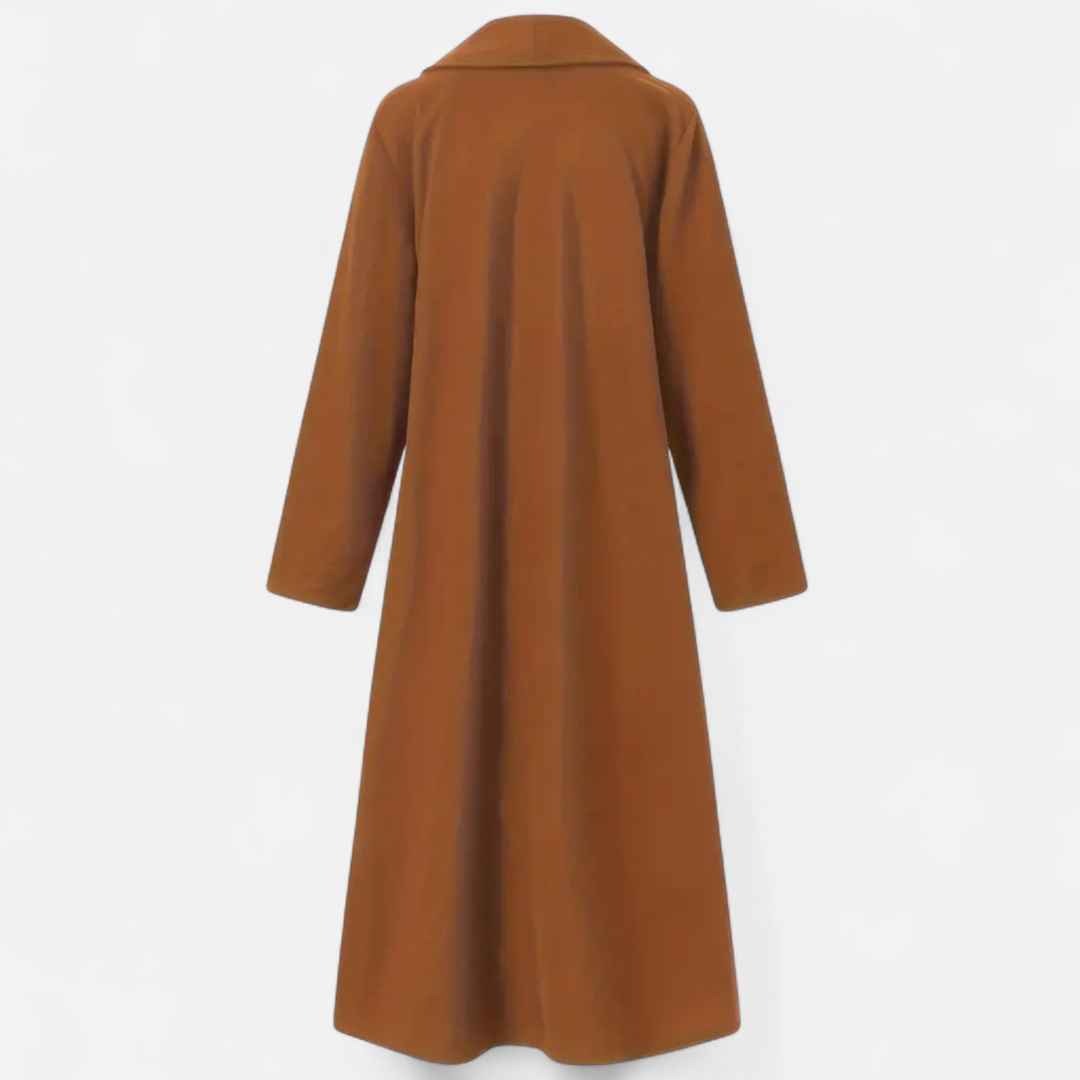 Long Plus-Size Trench Coat