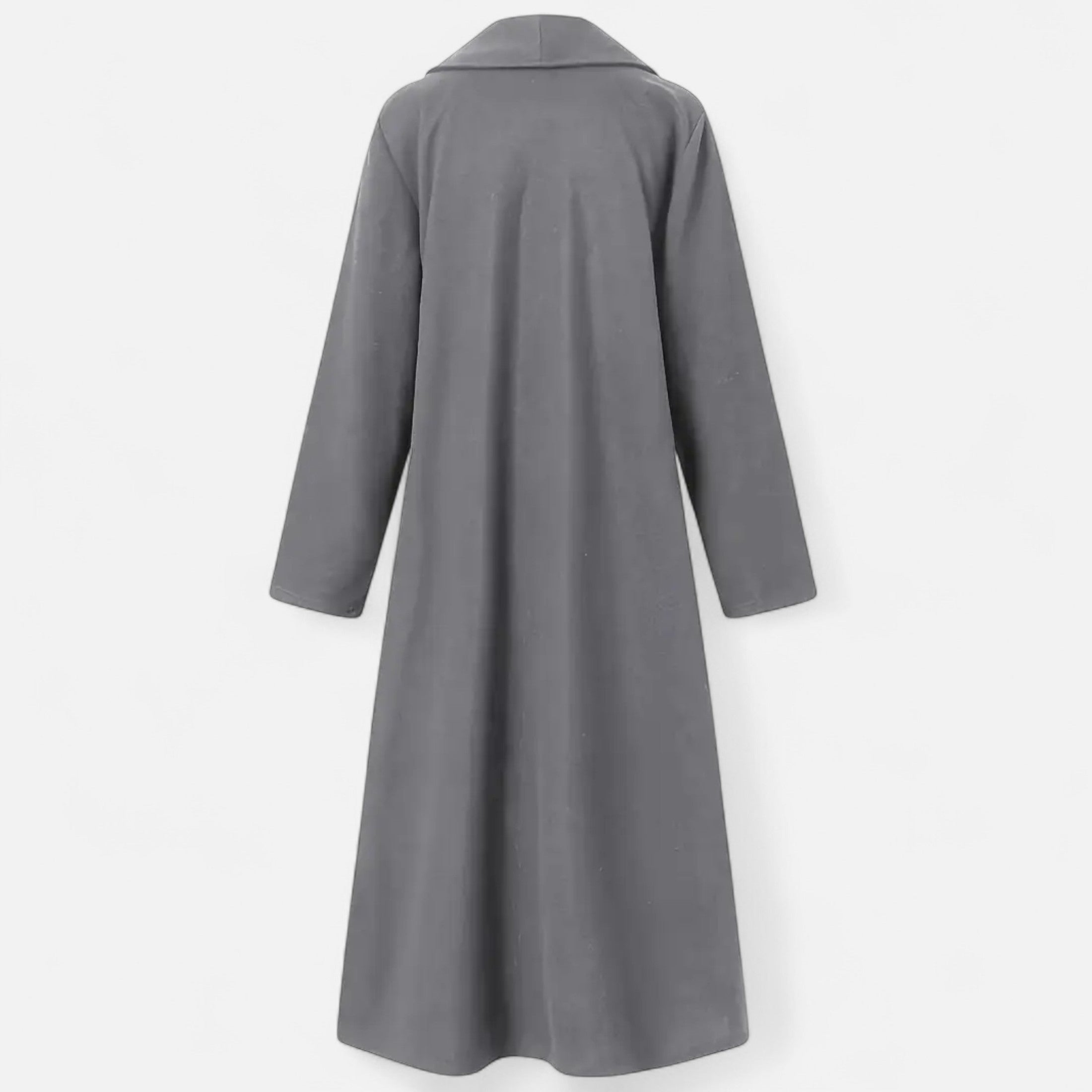 Long Plus-Size Trench Coat