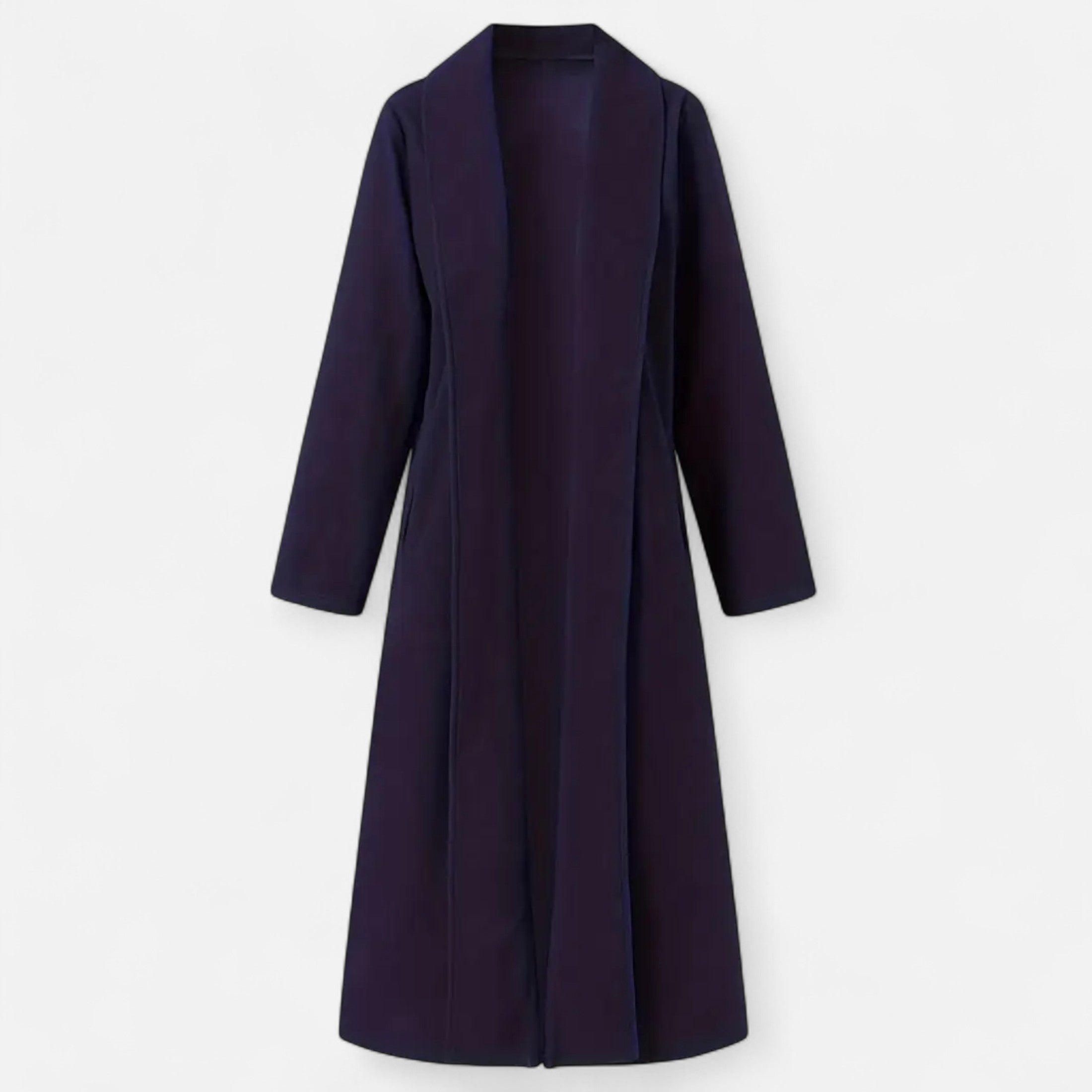 Long Plus-Size Trench Coat
