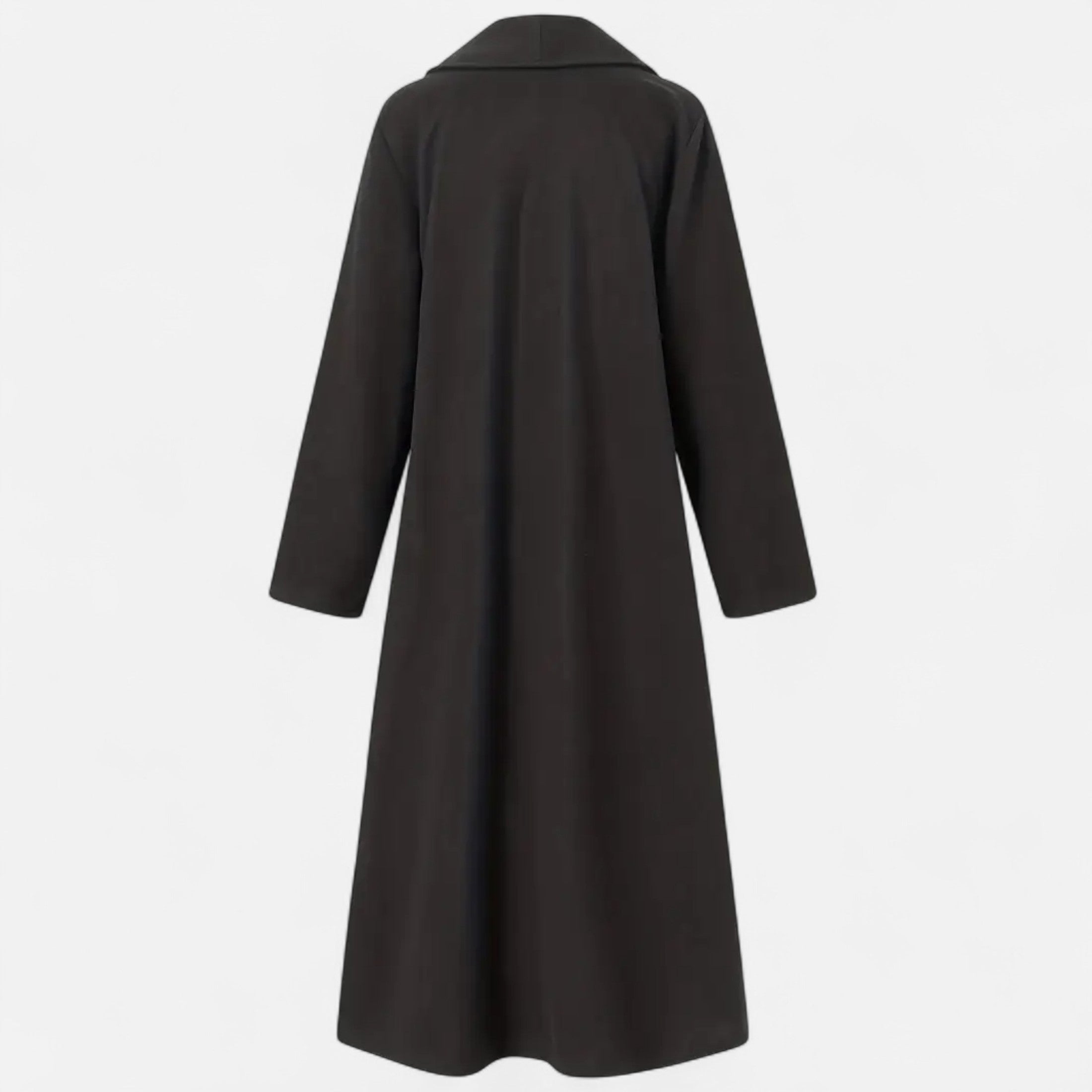 Long Plus-Size Trench Coat