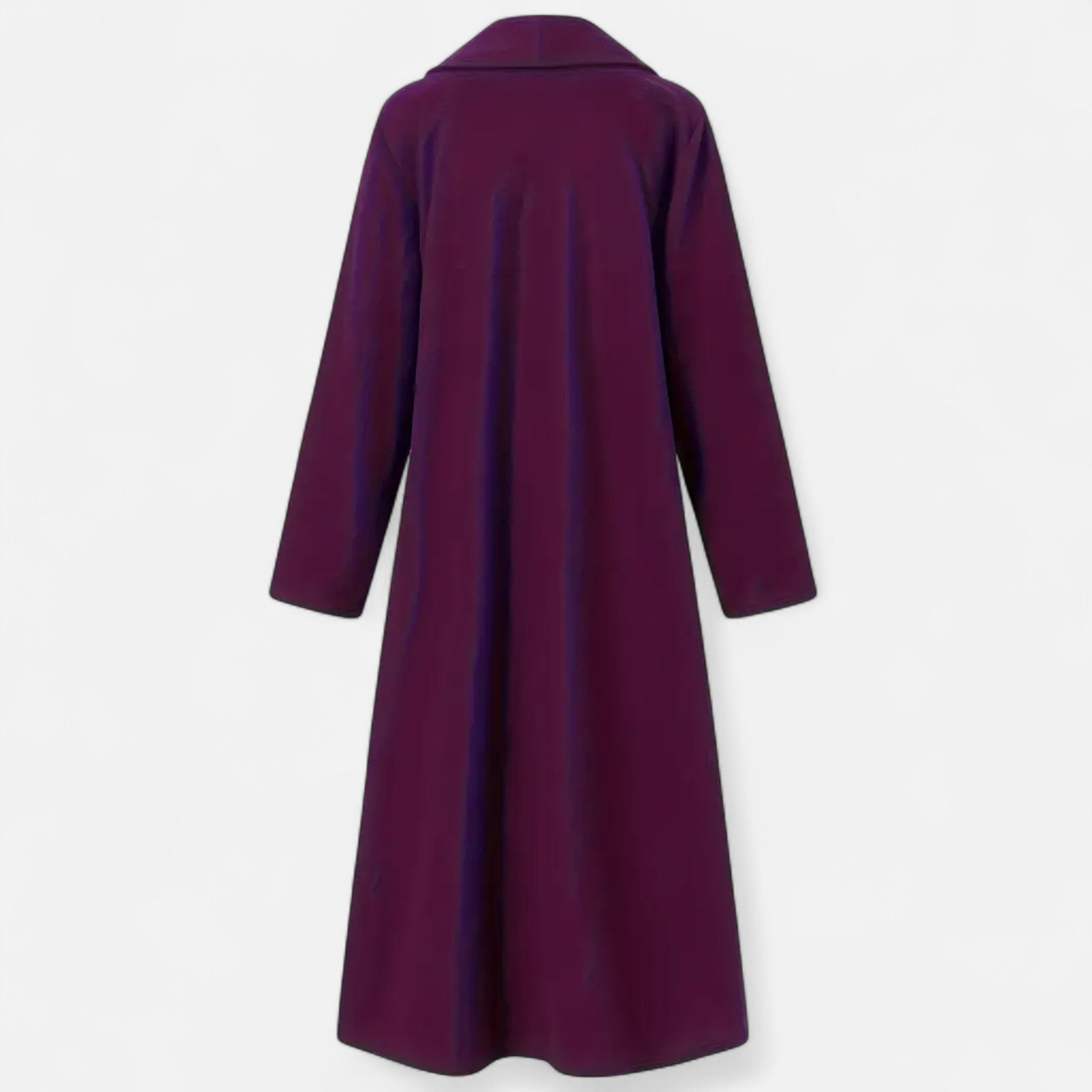 Long Plus-Size Trench Coat