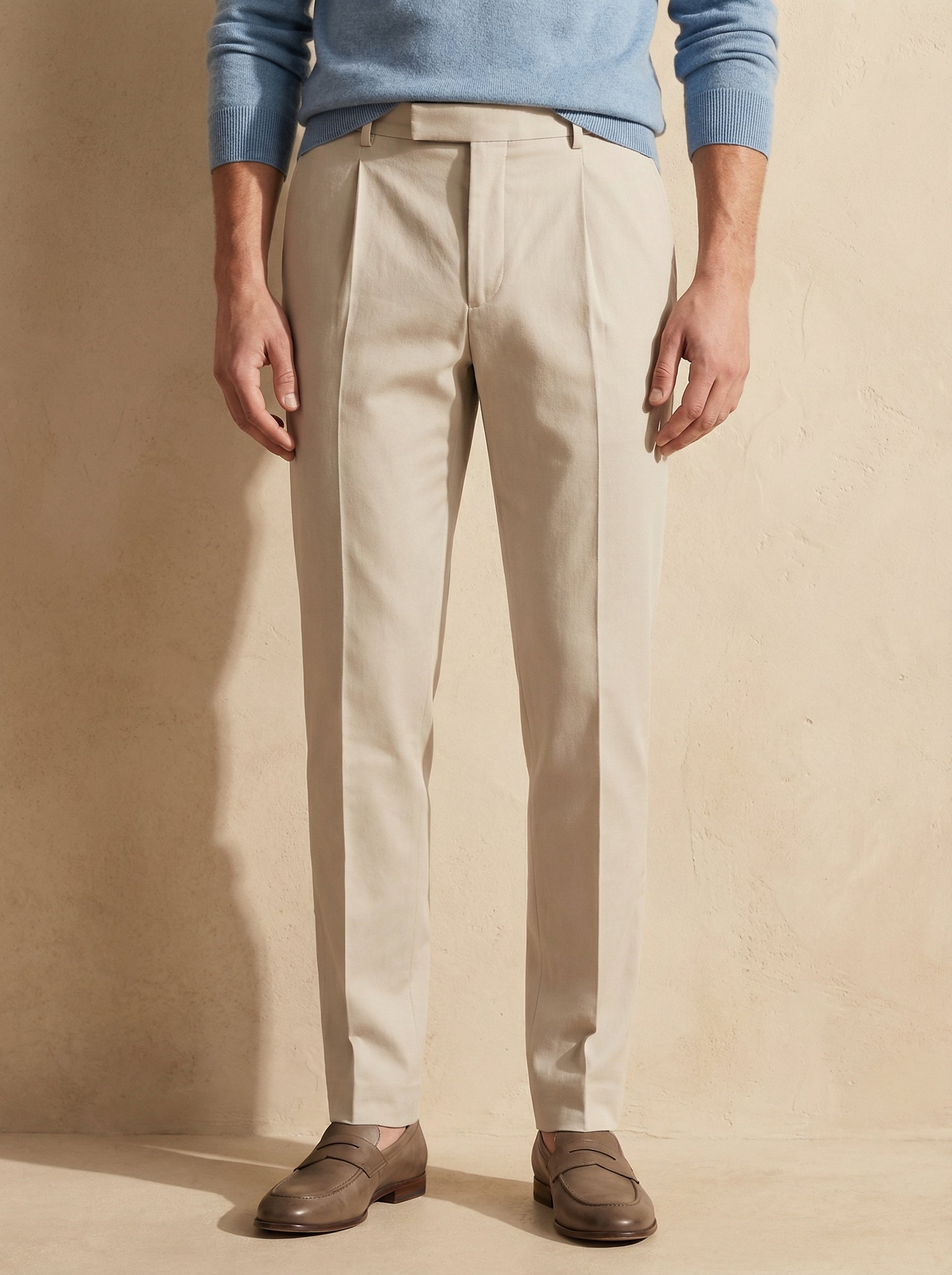 Linen High Waist Trousers
