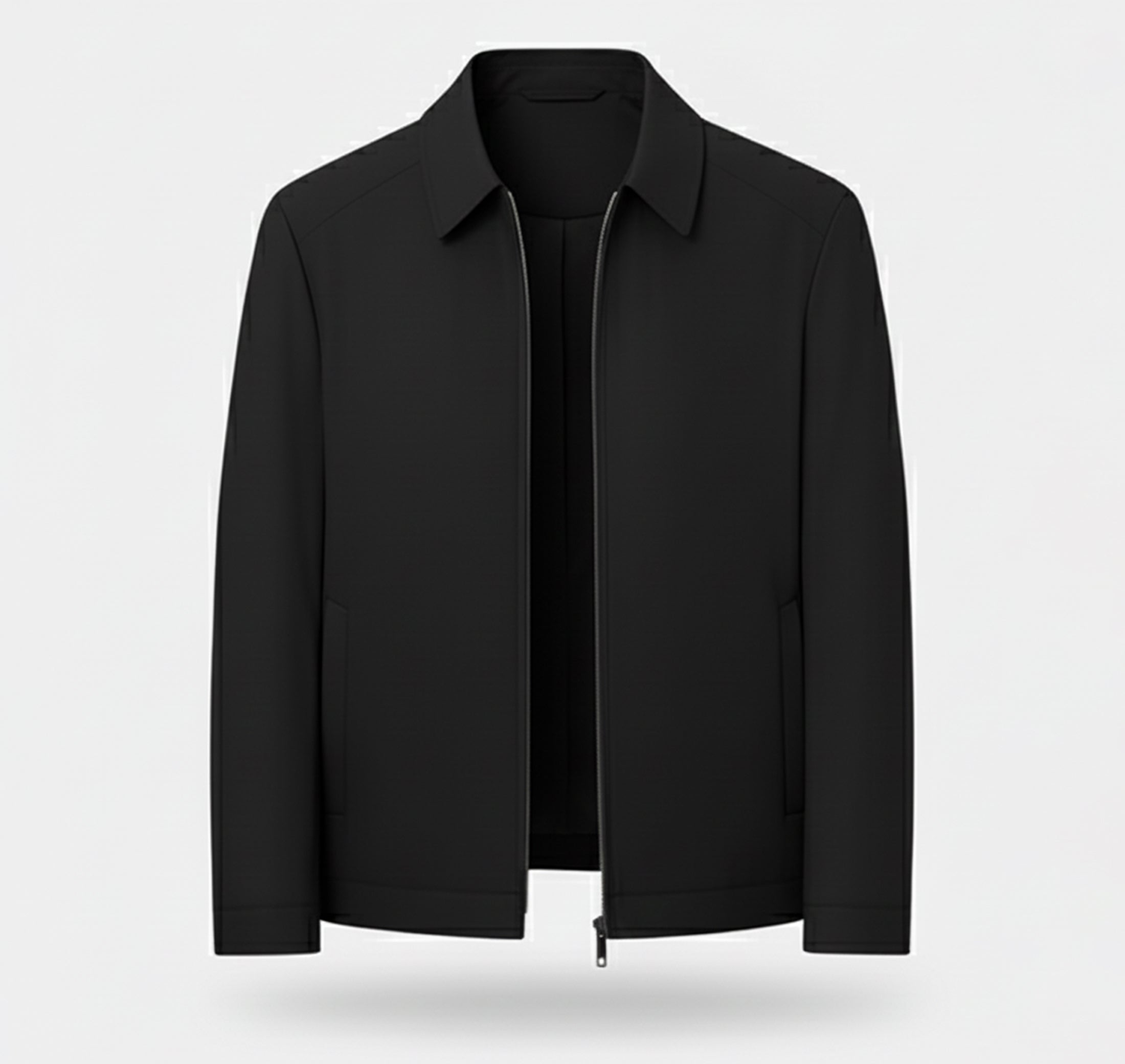 Men’s Casual Jacket – Modern Stand Collar