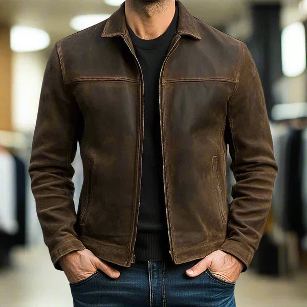 Malcolm Timeless Leather Jacket for Men