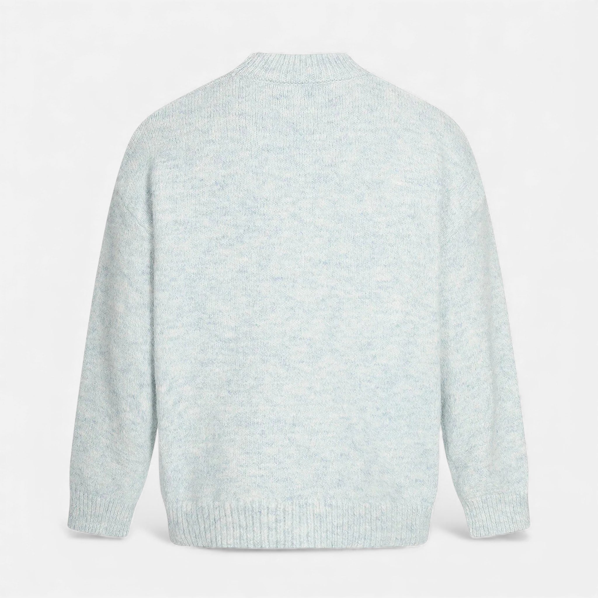 Men’s Wool-Effect Crew Neck Sweater