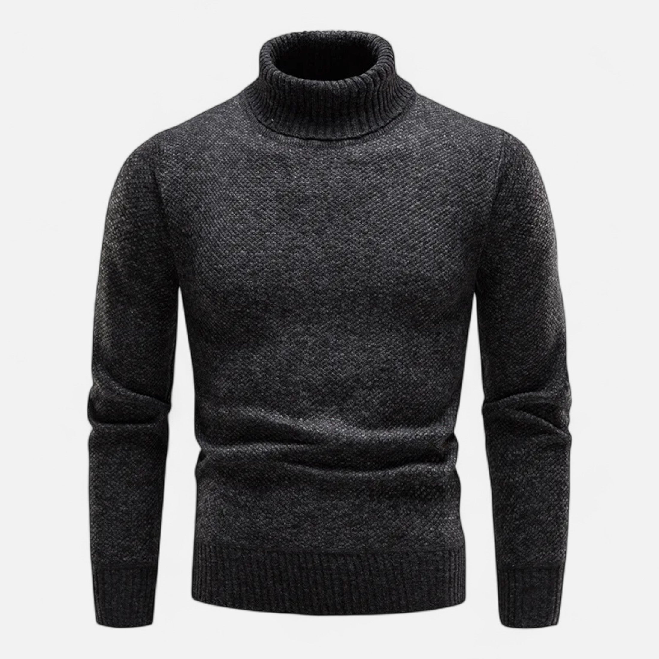 Knitted Turtleneck Sweater – Thick Winter Warmth
