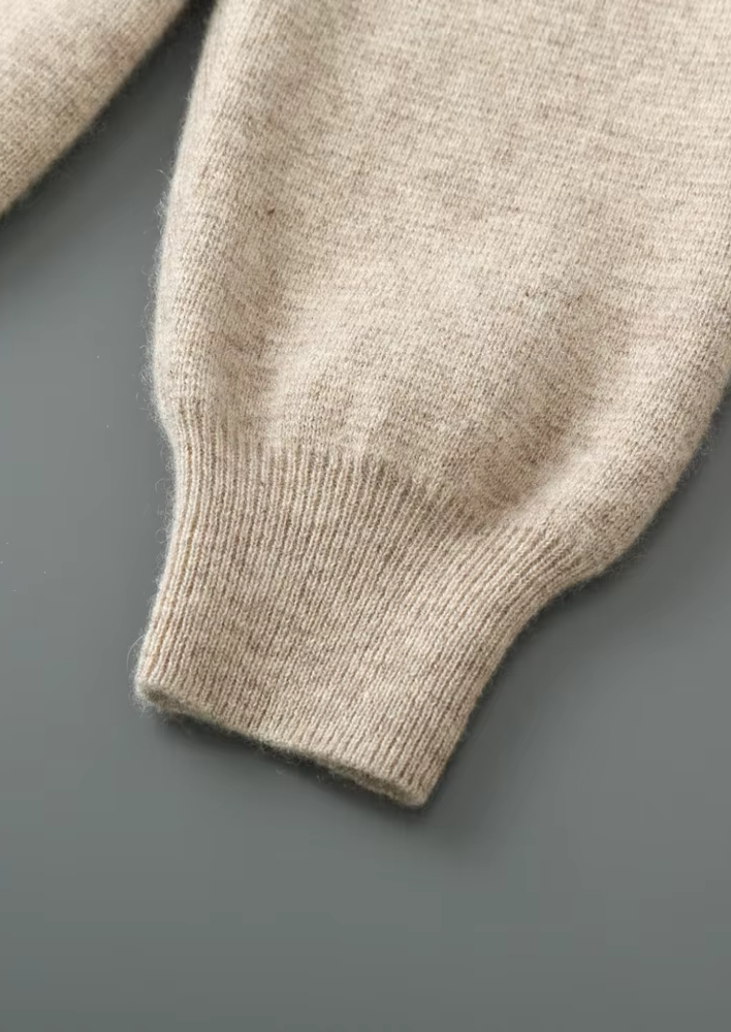 Merino Wool Zip Cardigan