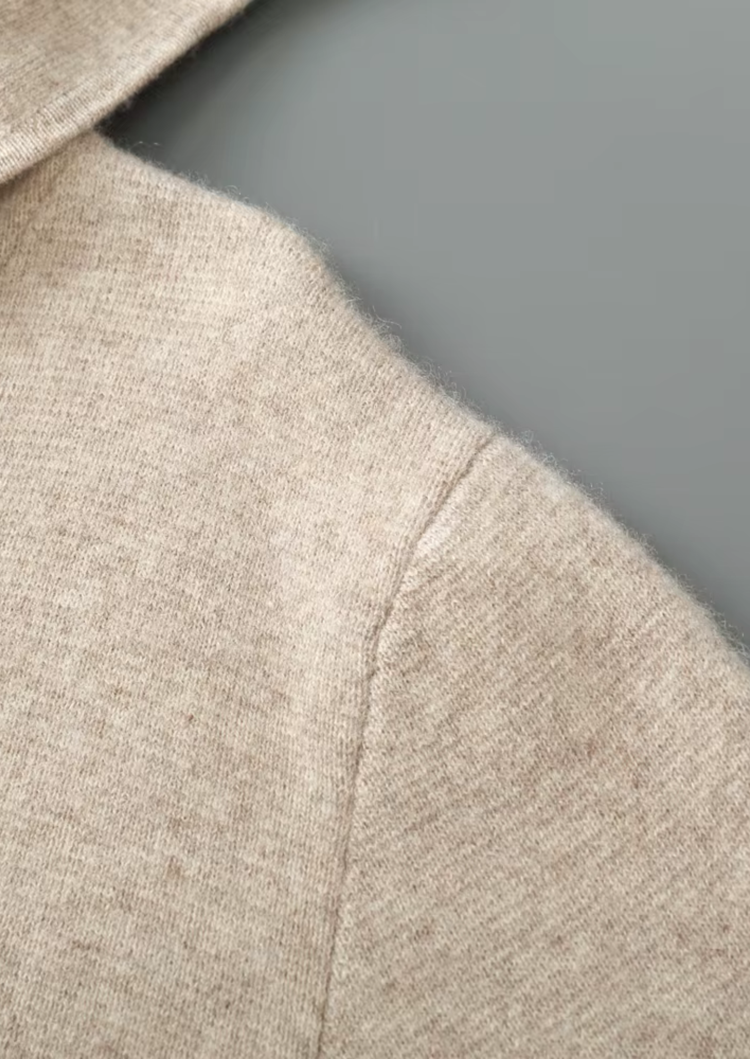 Merino Wool Zip Cardigan