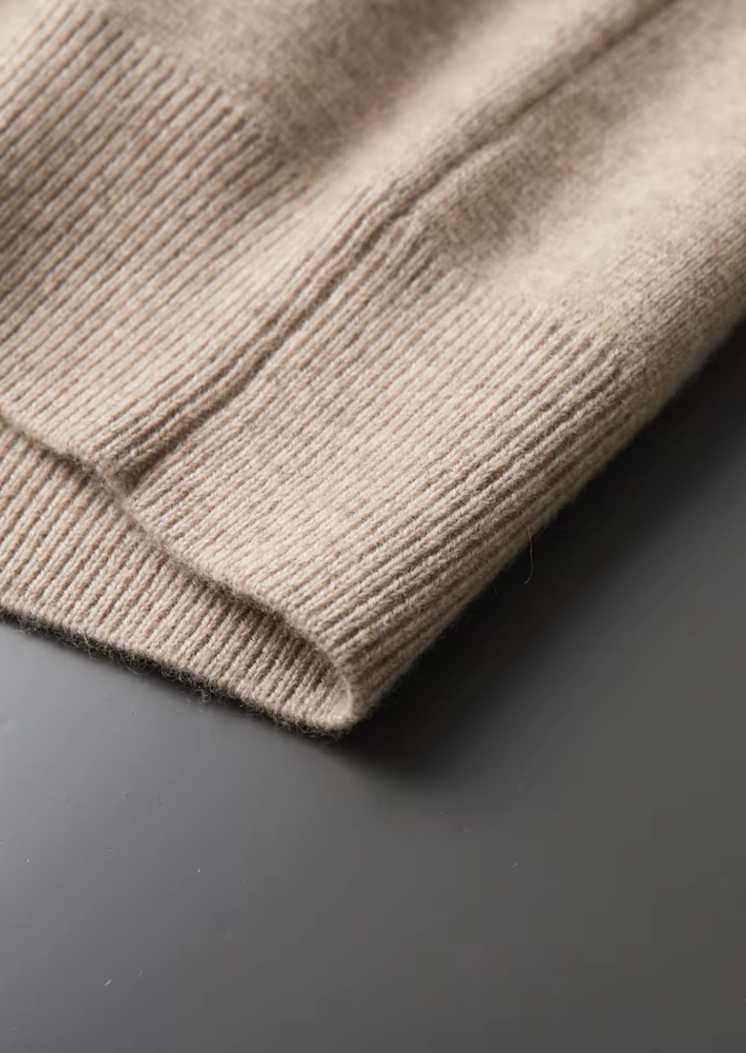 Merino zip cardigan