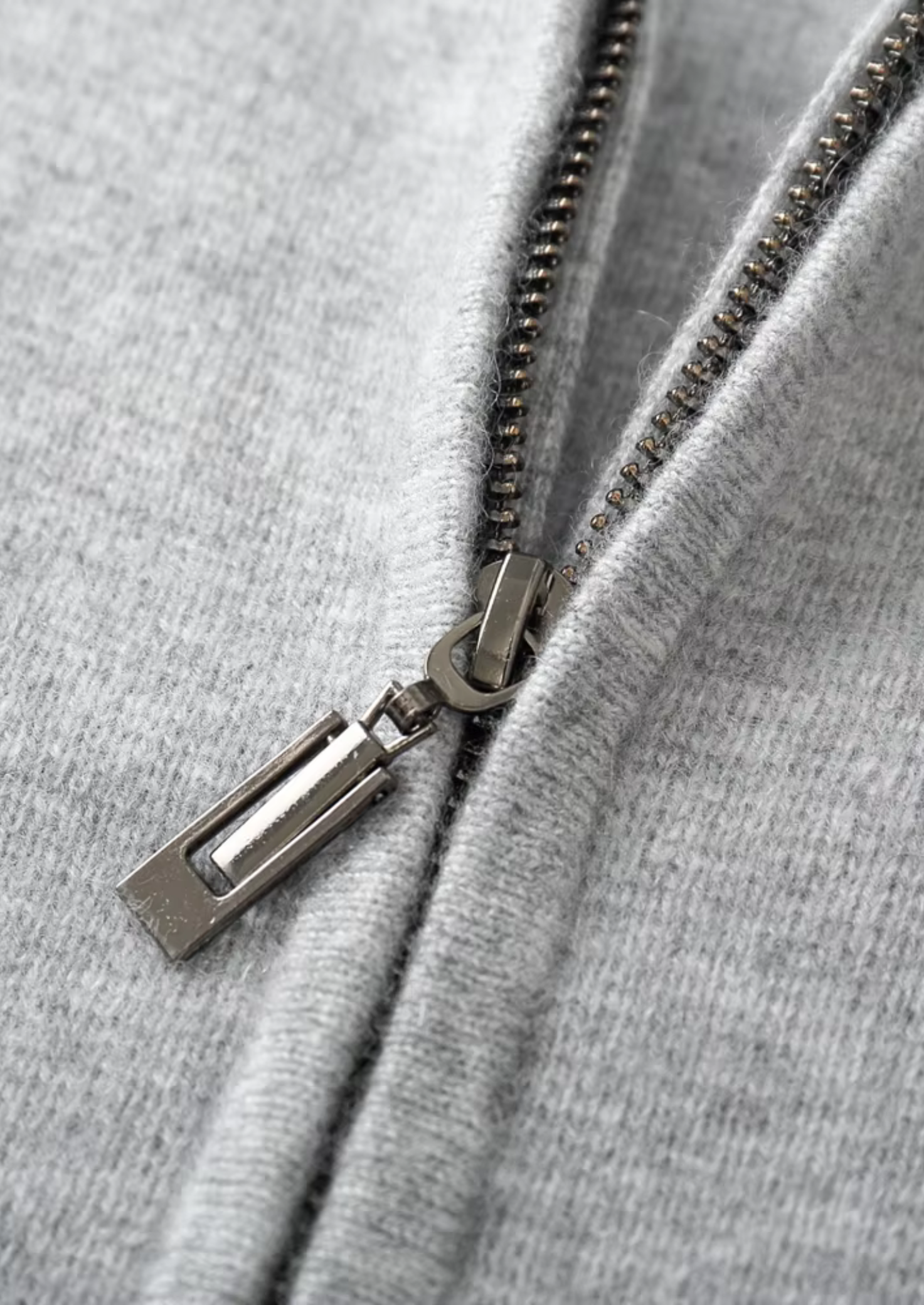 Merino Wool Zip Cardigan