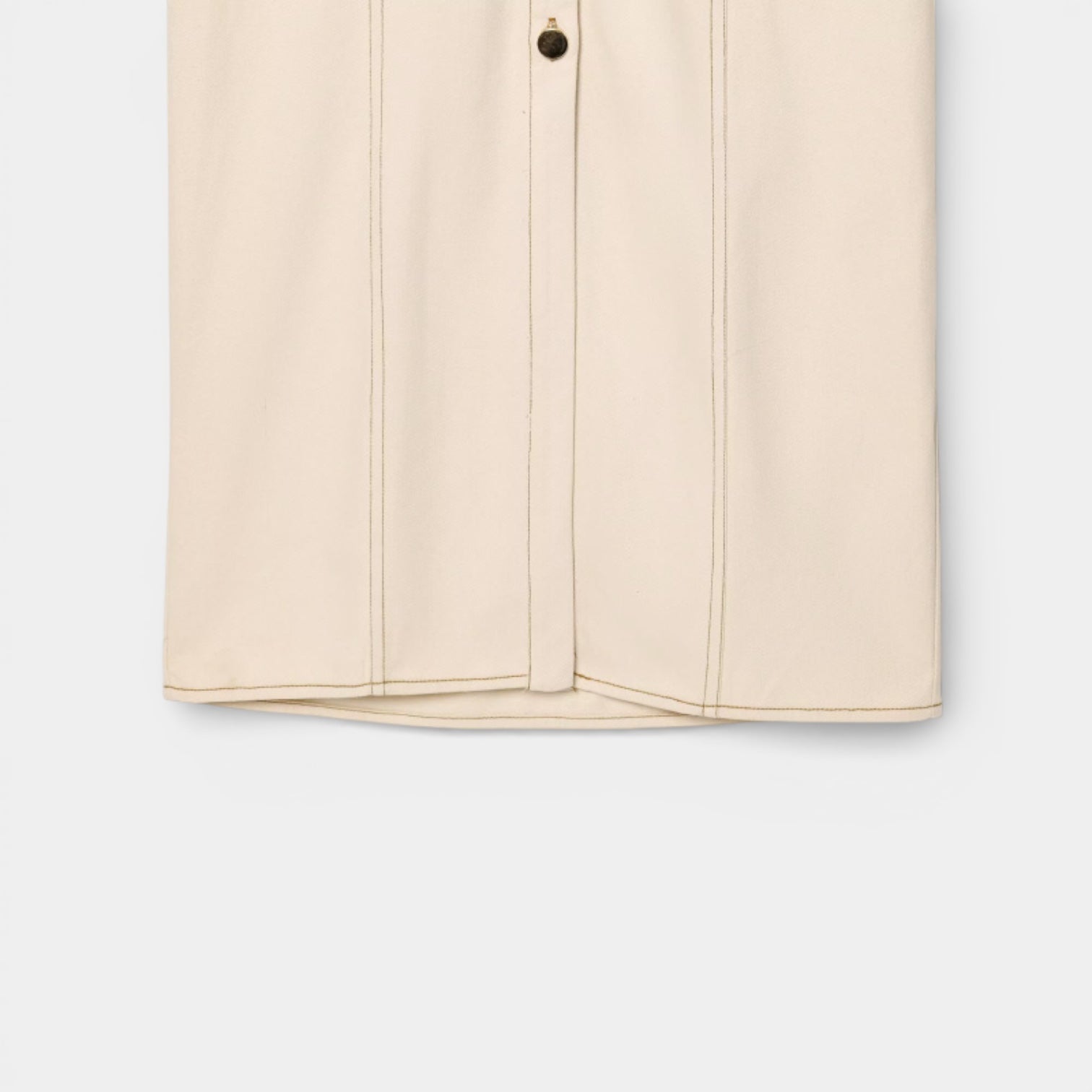 Women’s Button-Front Denim Midi Dress