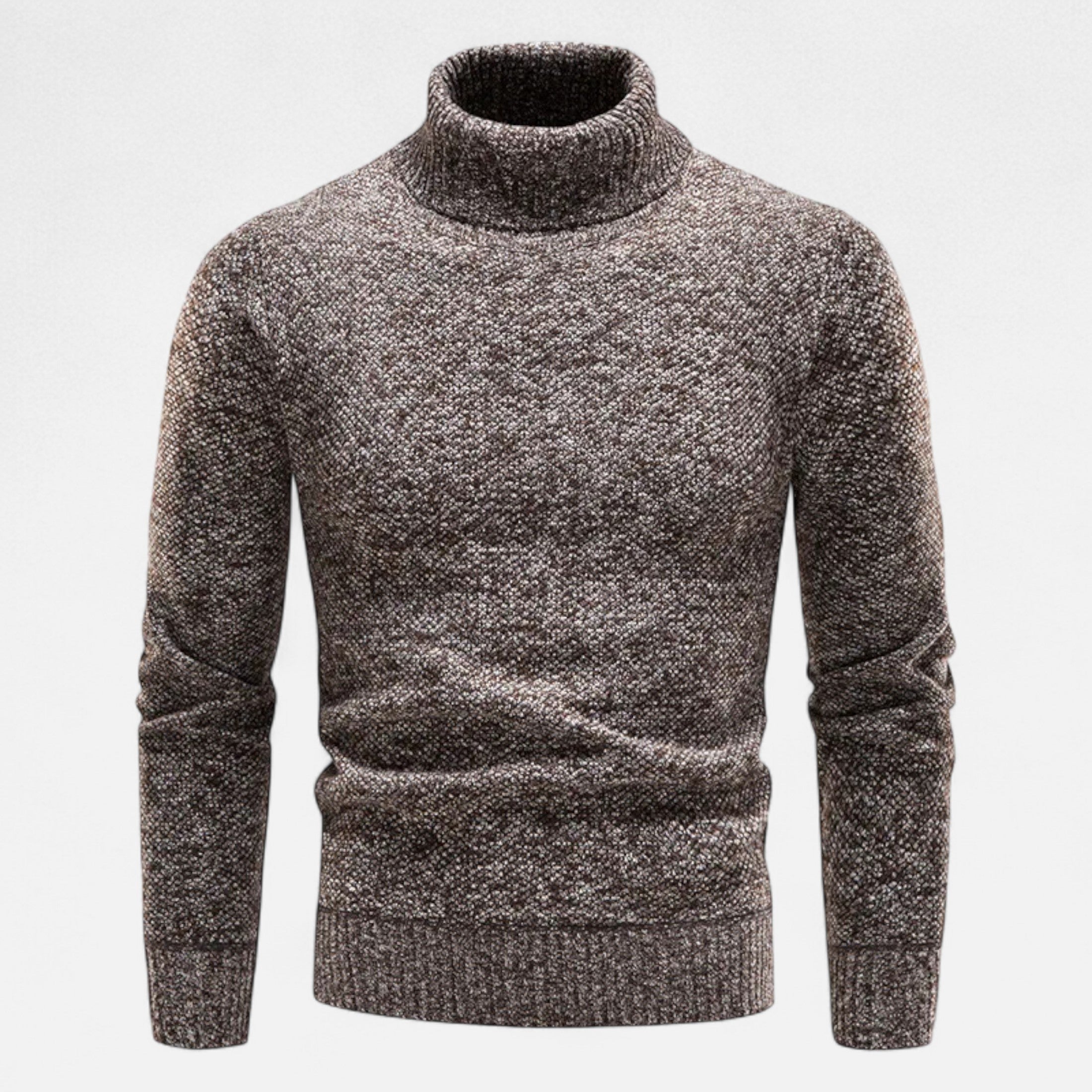 Knitted Turtleneck Sweater – Thick Winter Warmth